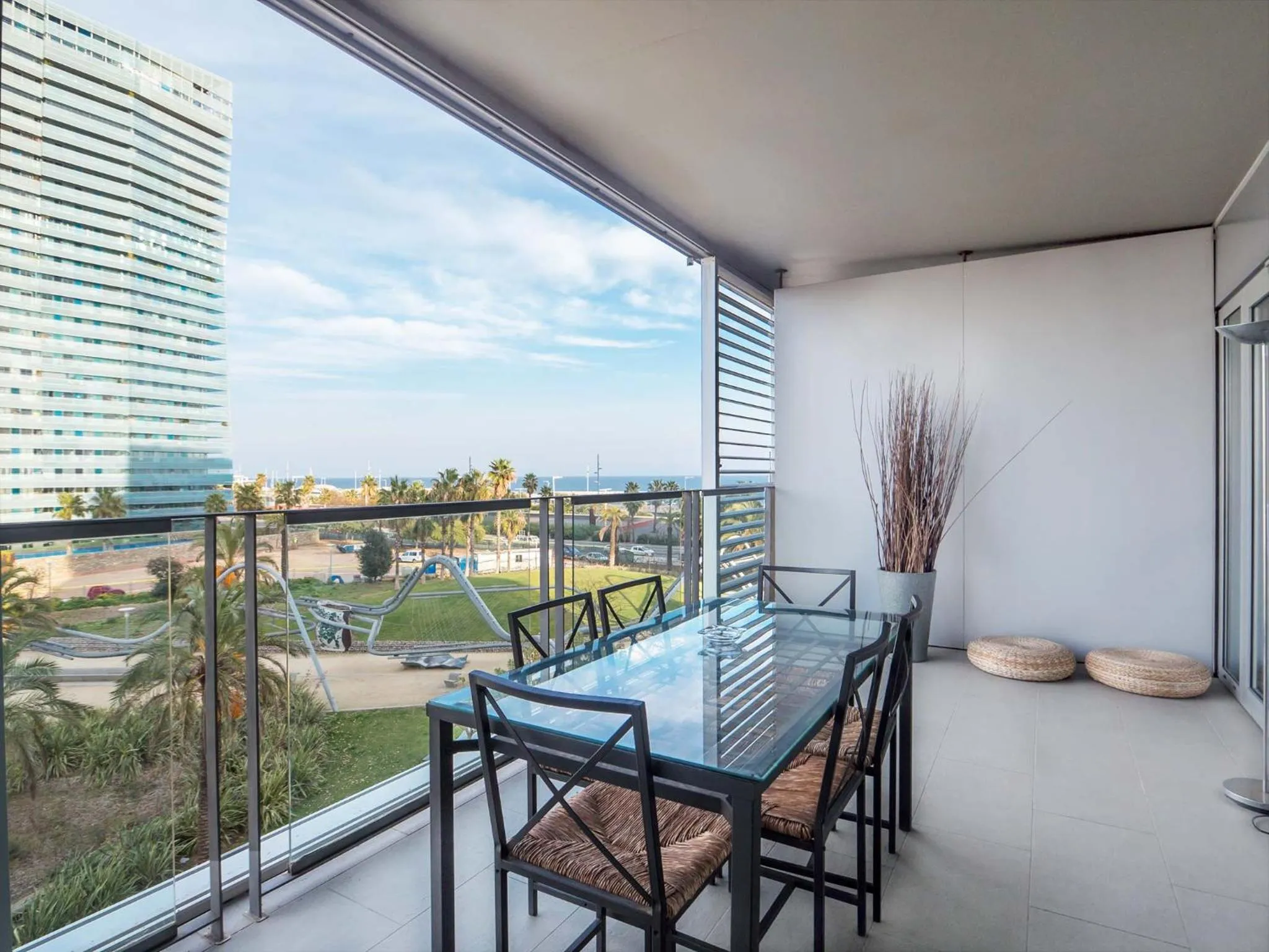 Balcony/Terrace in Rent Top Apartments Beach-Diagonal Mar