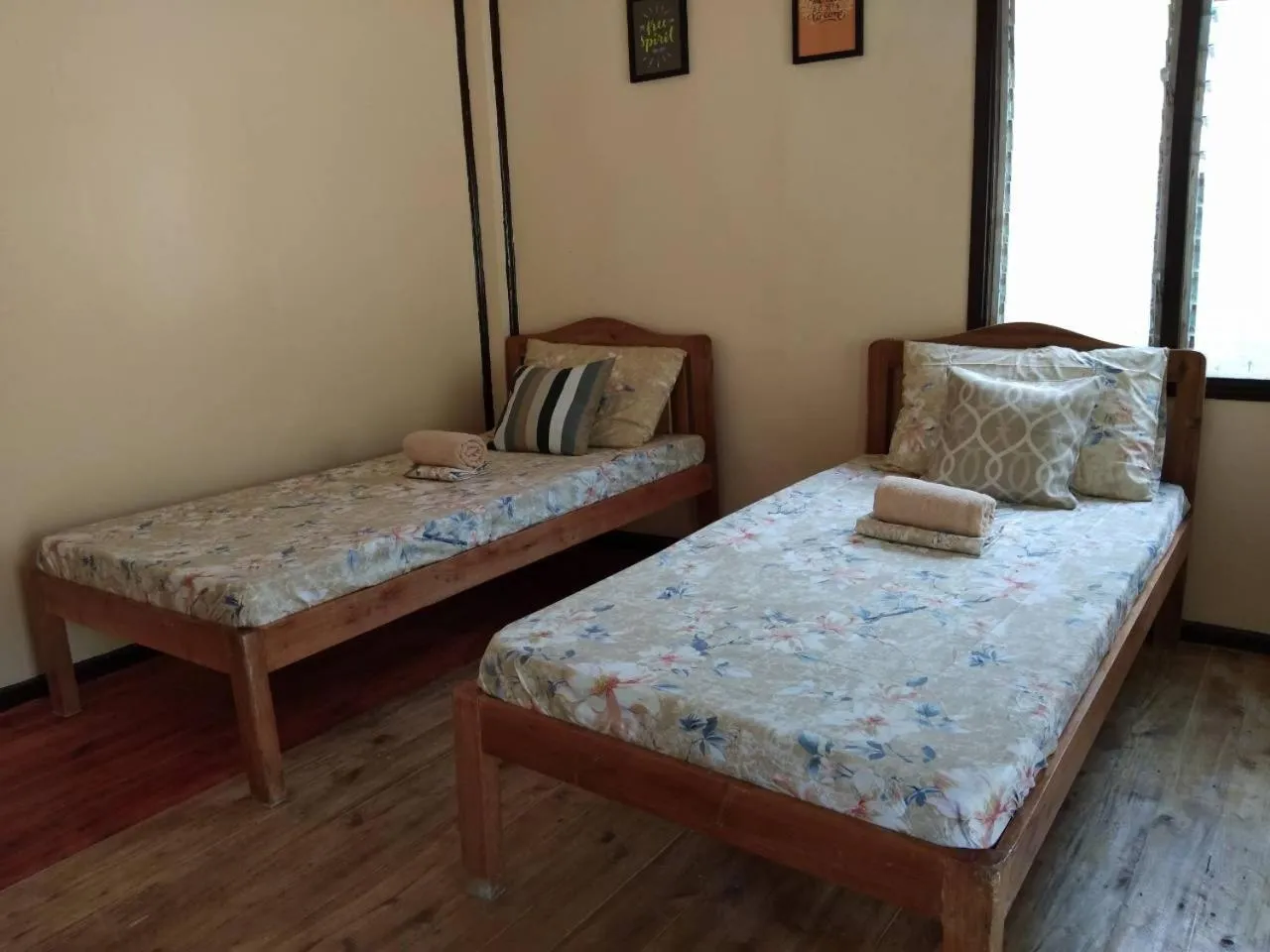 Bed in Nelmann's Nipa Huts