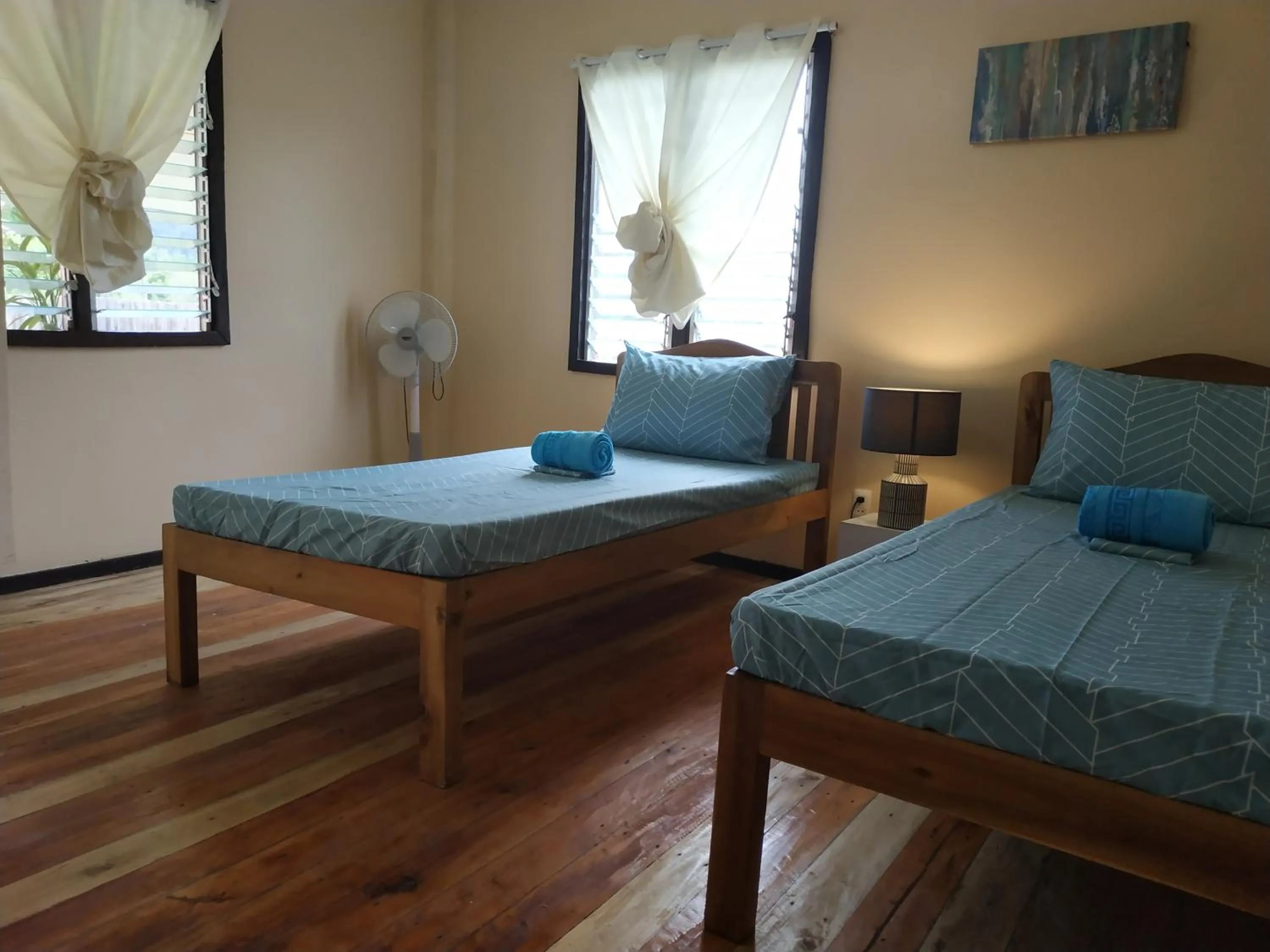 Bed in Nelmann's Nipa Huts