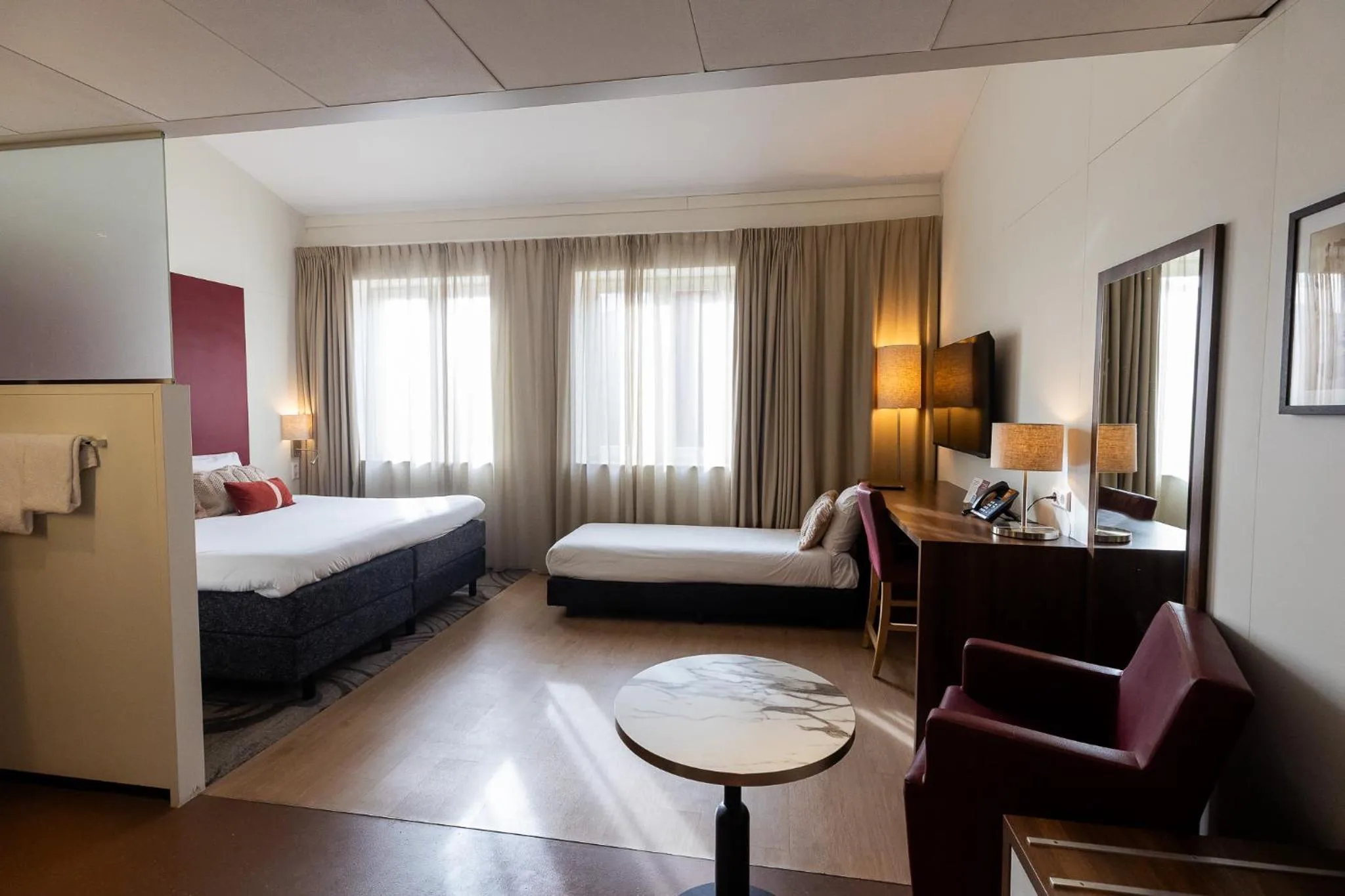 Bed in City Hotel Gouda, WorldHotels Crafted Collection