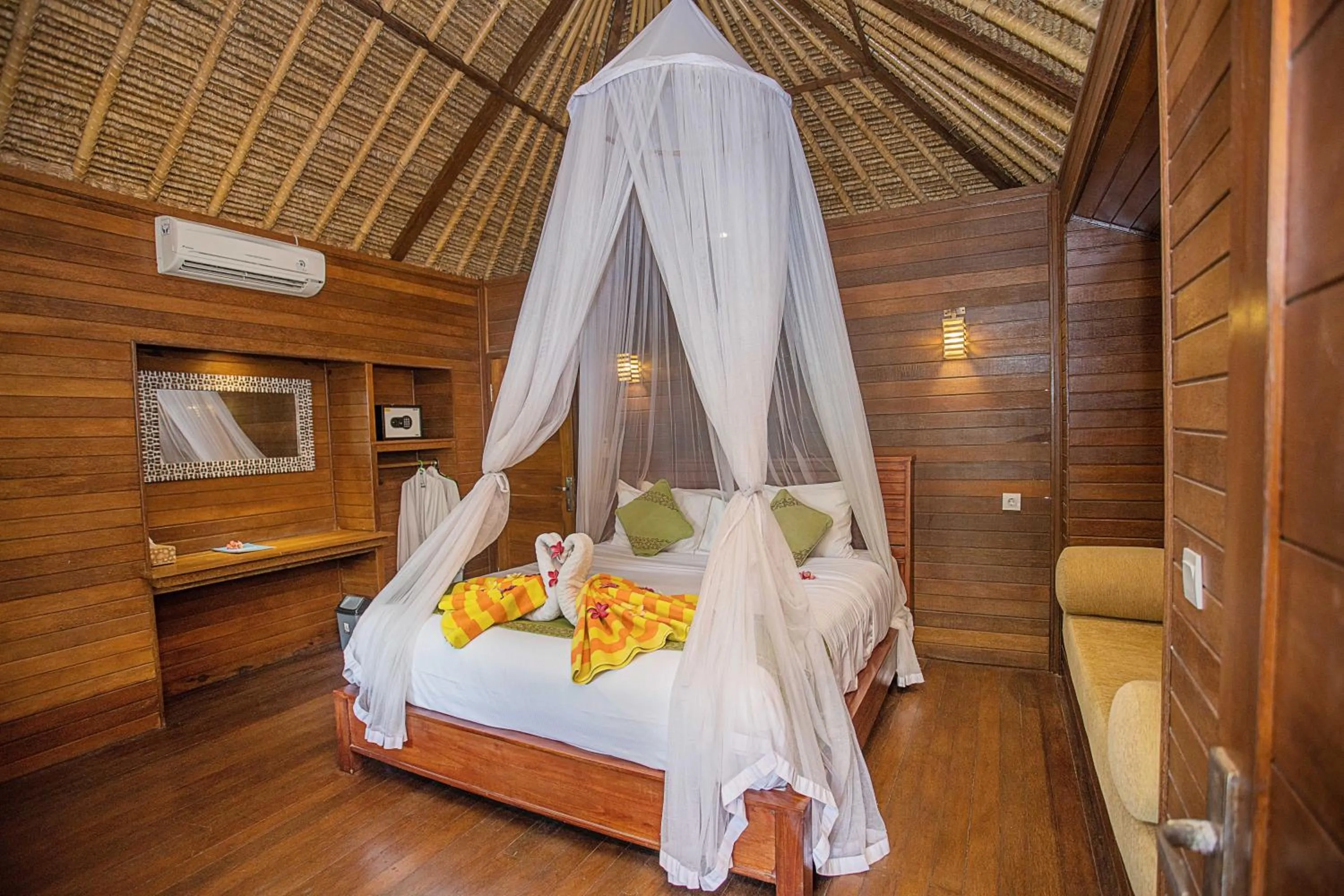 Bed in Lembongan Mantra Huts