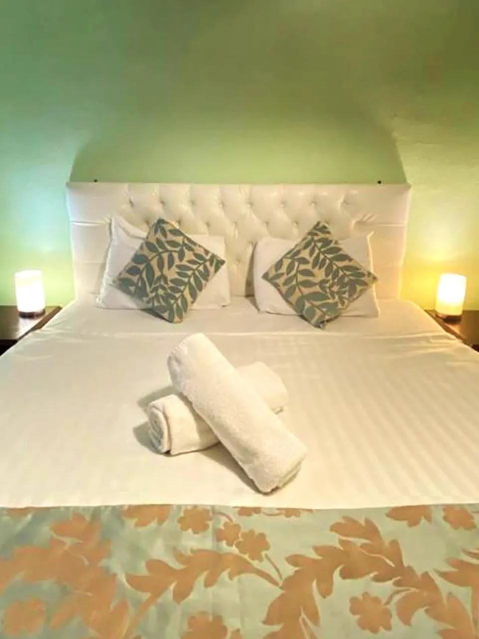 Bed in Greyfriars Lodge Canterbury