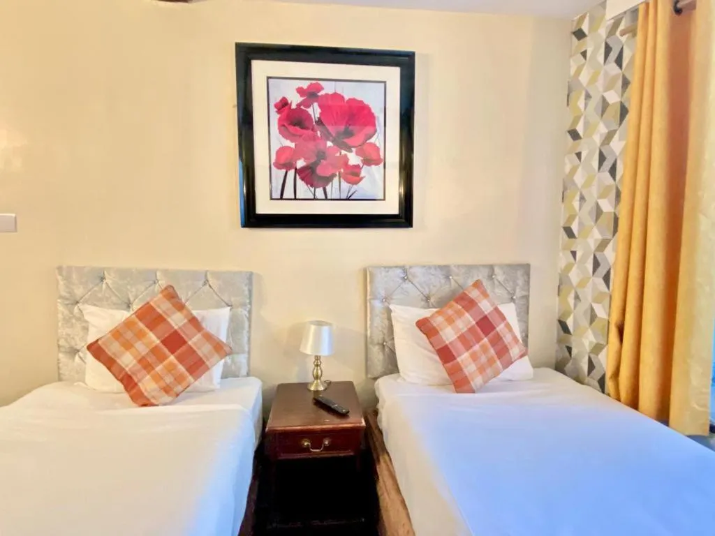 Bed in Greyfriars Lodge Canterbury