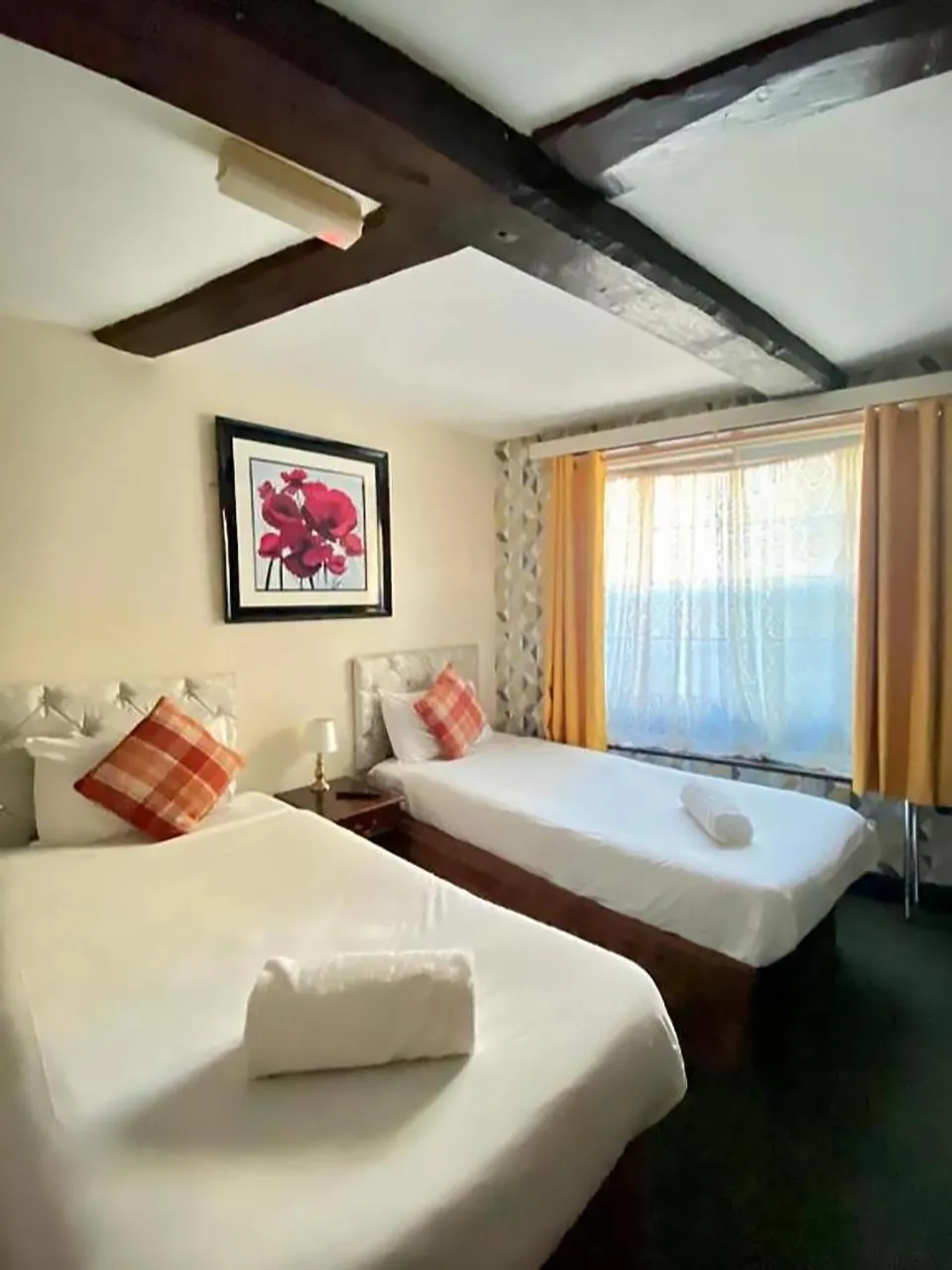 Bed in Greyfriars Lodge Canterbury