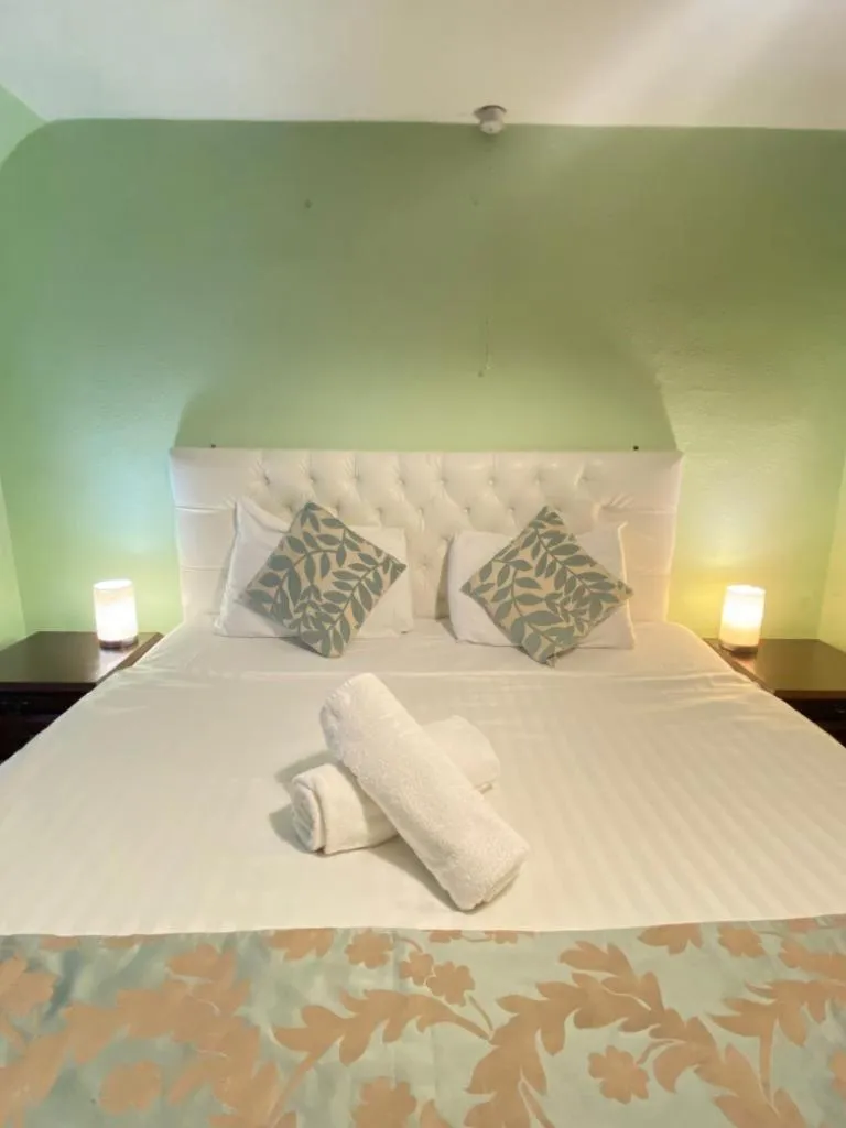 Bed in Greyfriars Lodge Canterbury