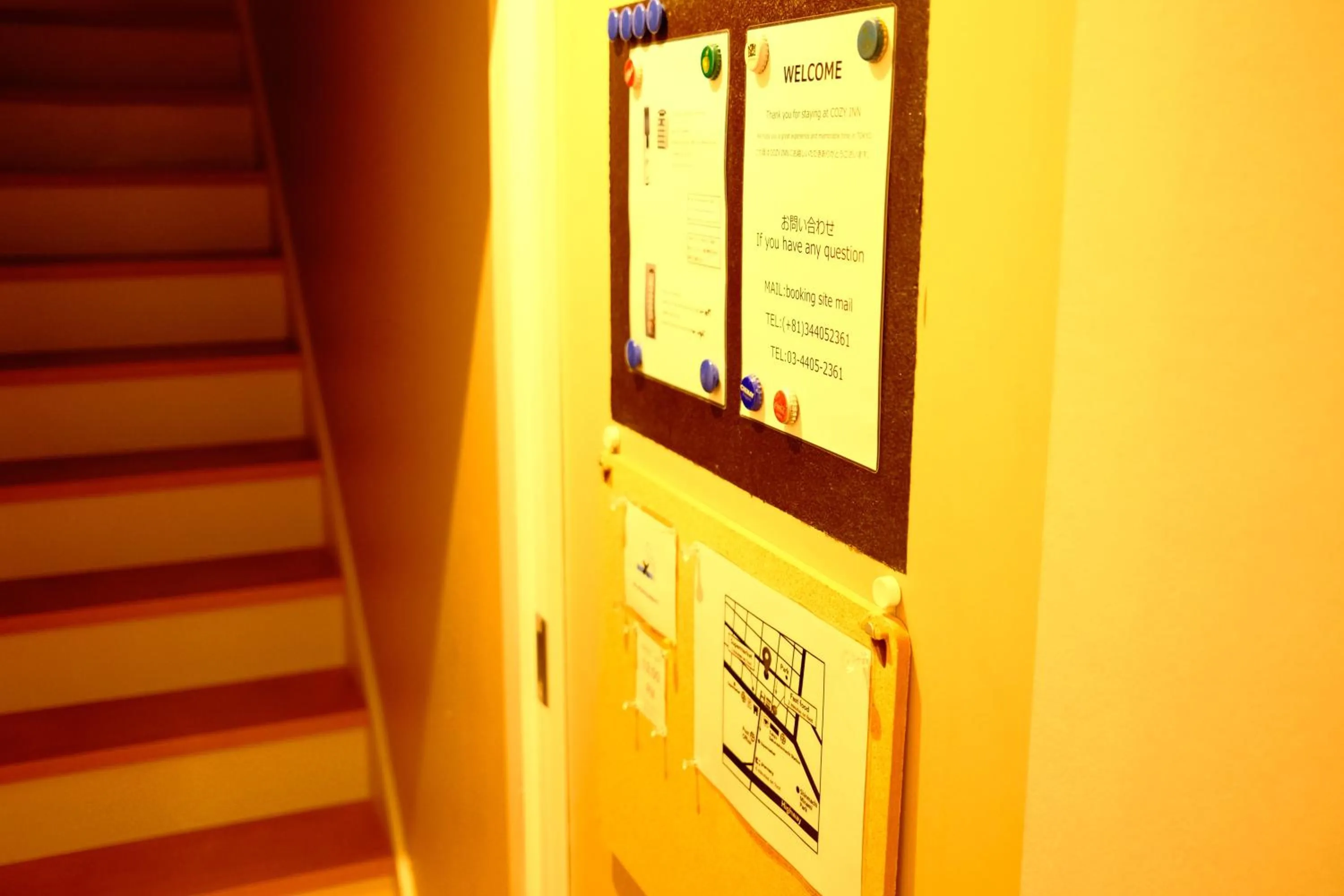 Living room in コージーイン 東京桜新町