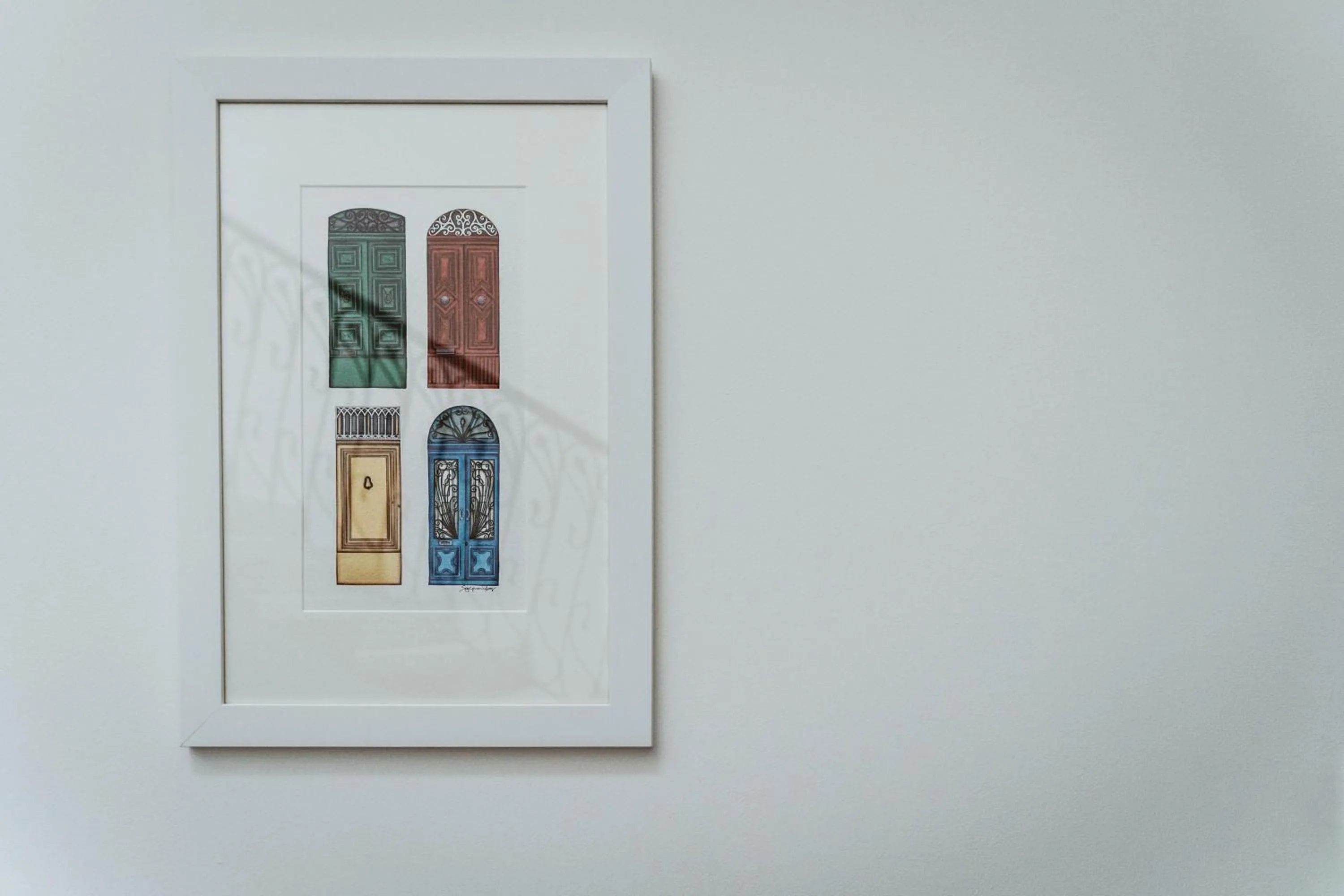 Decorative detail in Fauzia B&B