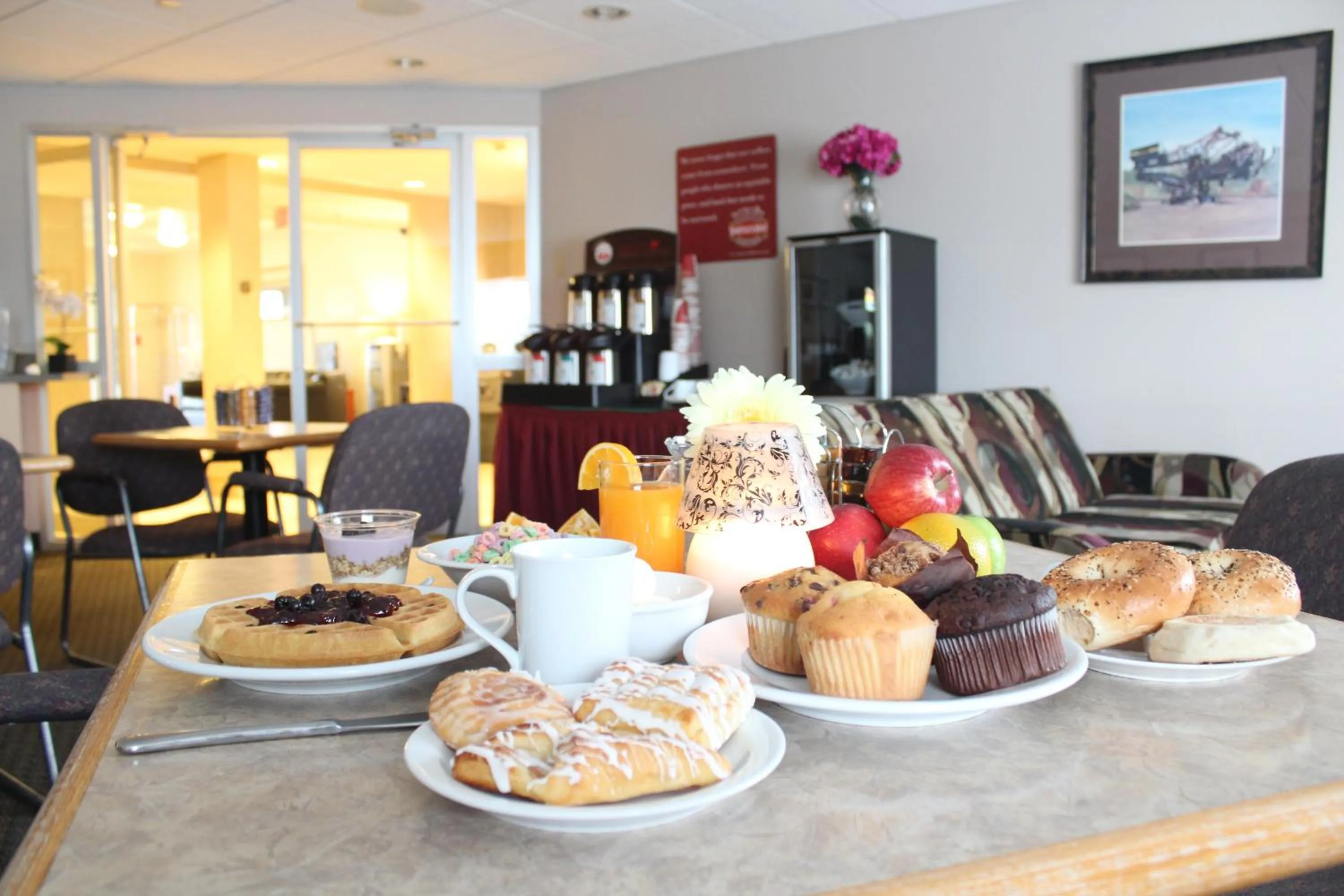 Continental breakfast in Travelodge by Wyndham Fort McMurray