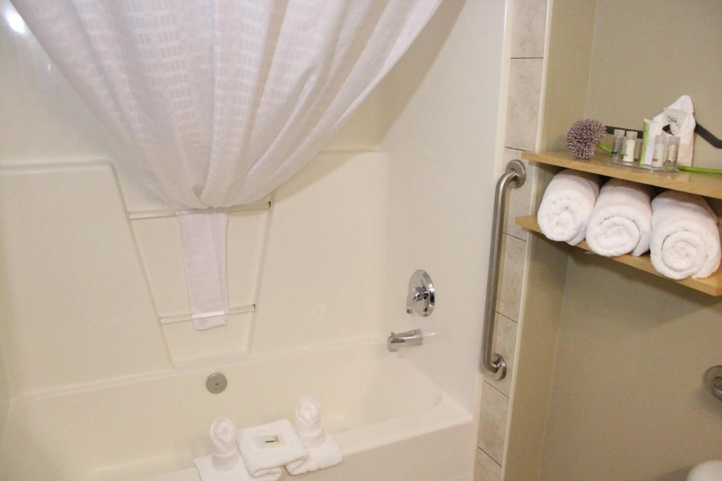 Bathroom in Travelodge by Wyndham Fort McMurray