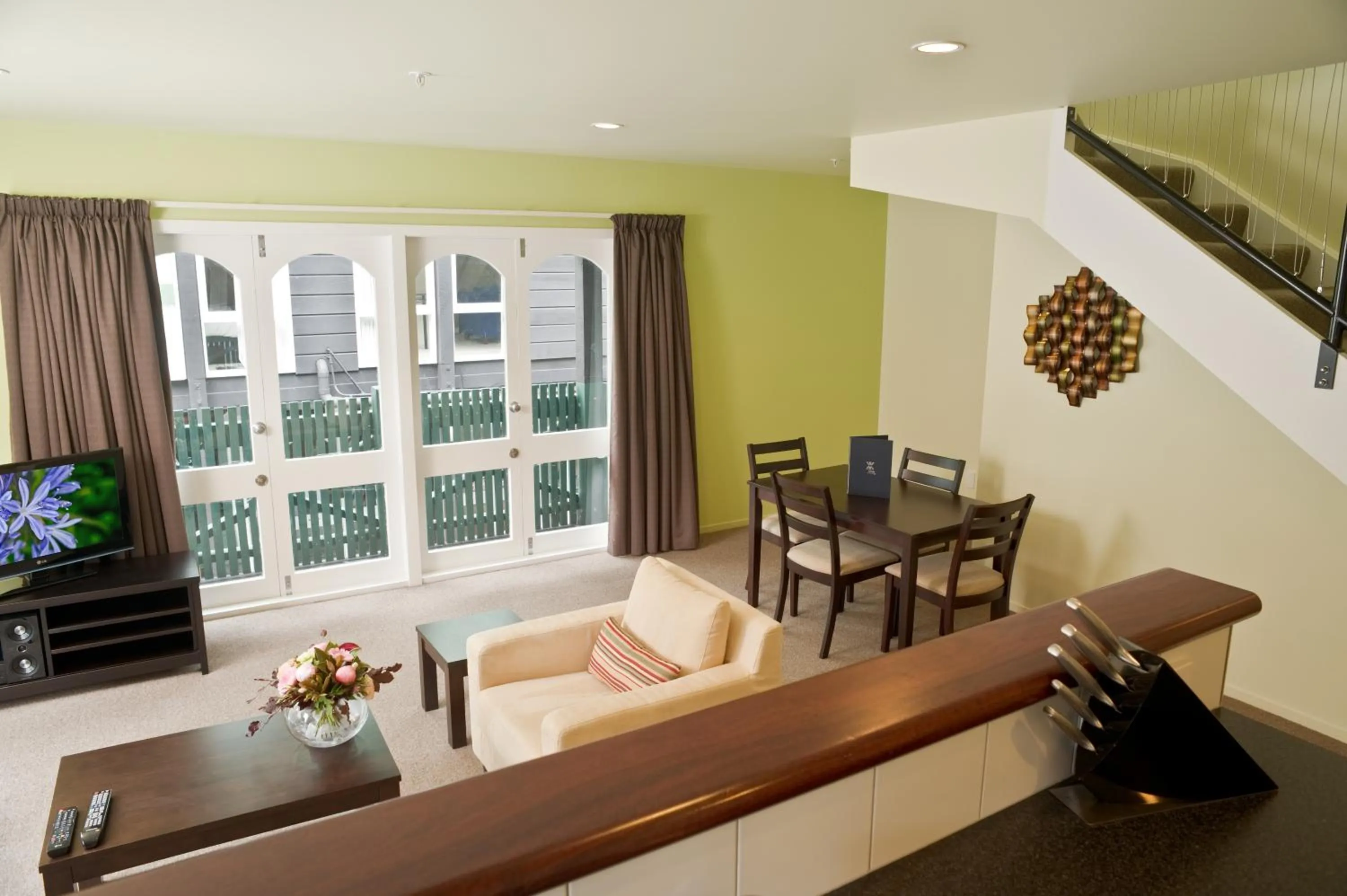 Living room in Willis Village