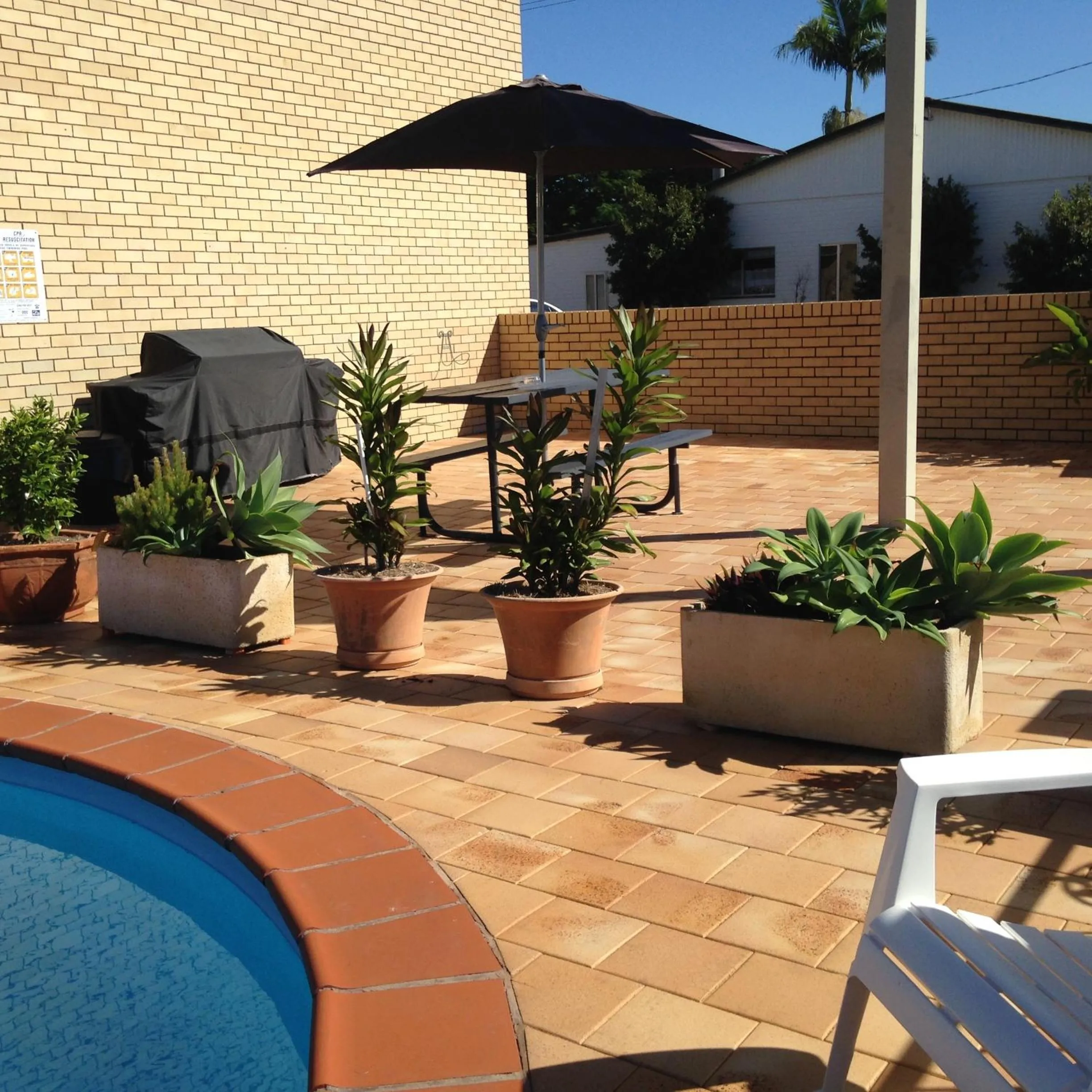 BBQ facilities in Casino Motor Inn