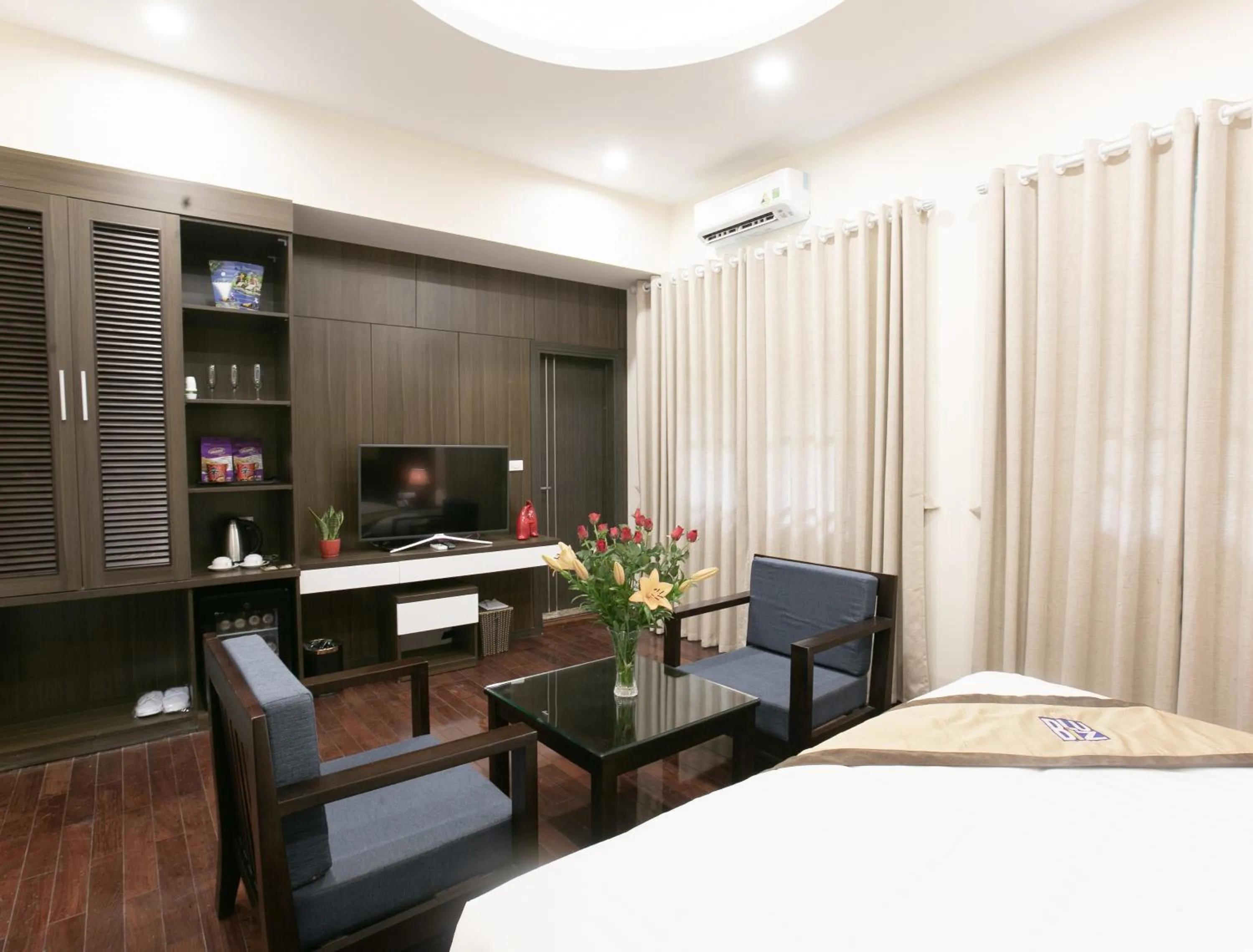 Bed in Blubiz Hotel My Dinh Song Da