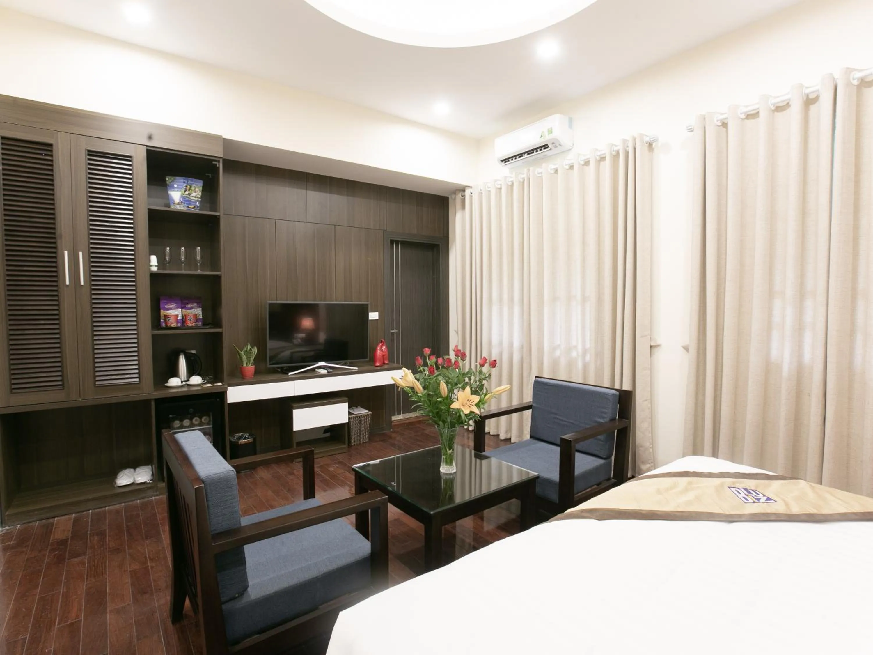 Bed in Blubiz Hotel My Dinh Song Da