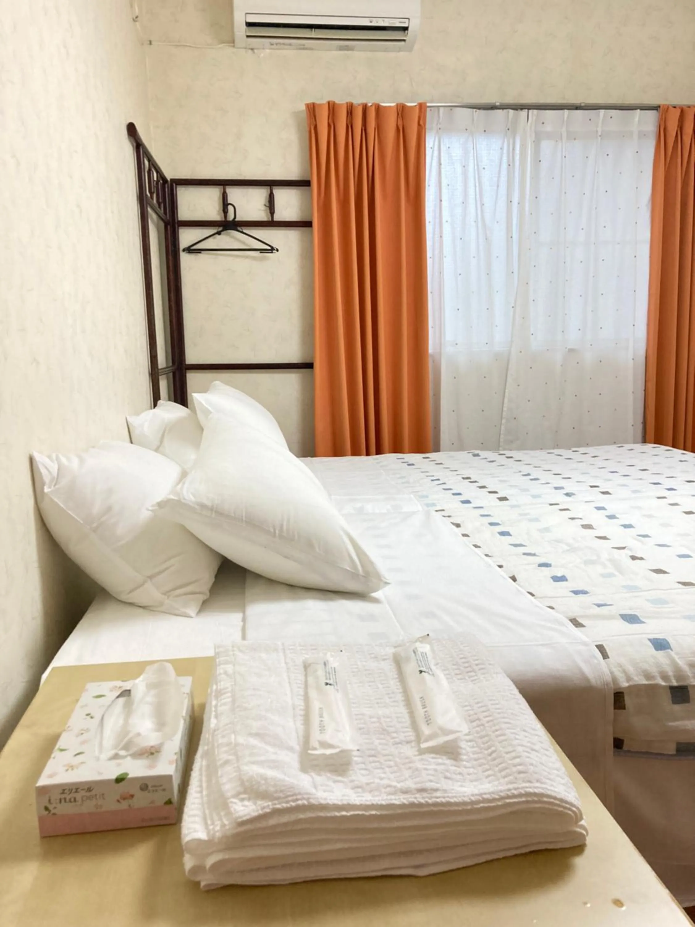 towels, Bed in Guesthouse Namaste