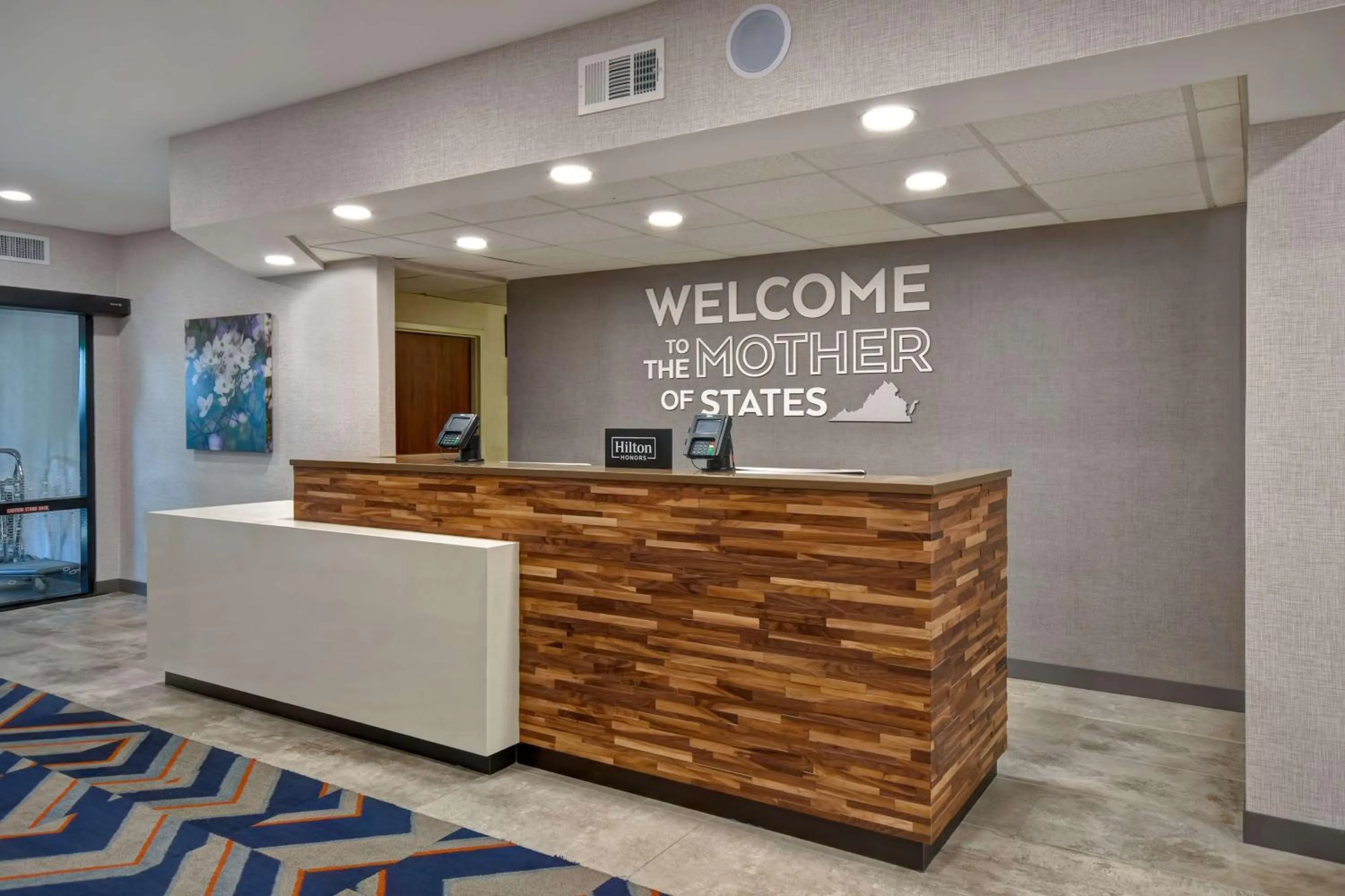 Lobby or reception in Hampton Inn Potomac Mills Woodbridge
