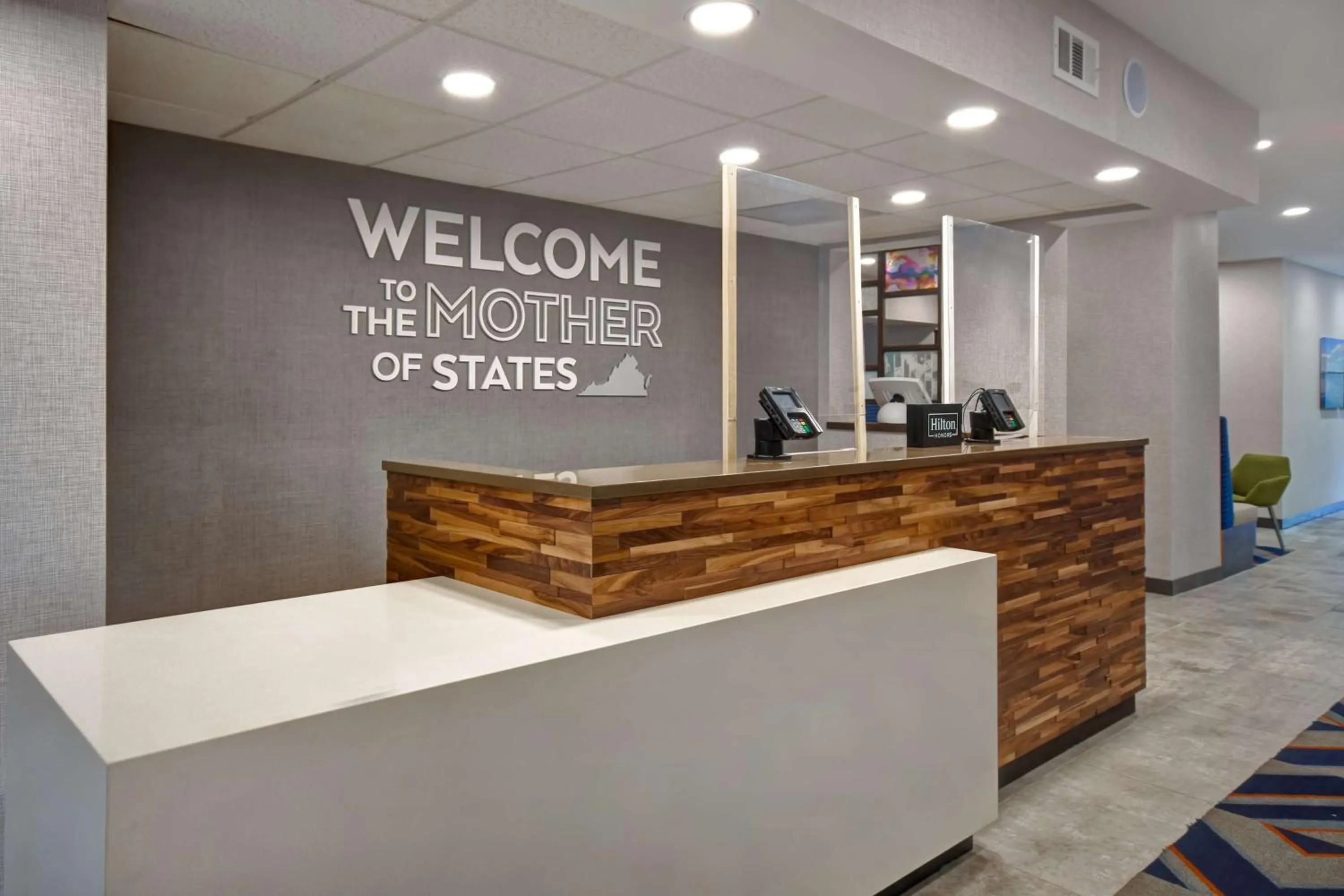 Lobby or reception in Hampton Inn Potomac Mills Woodbridge