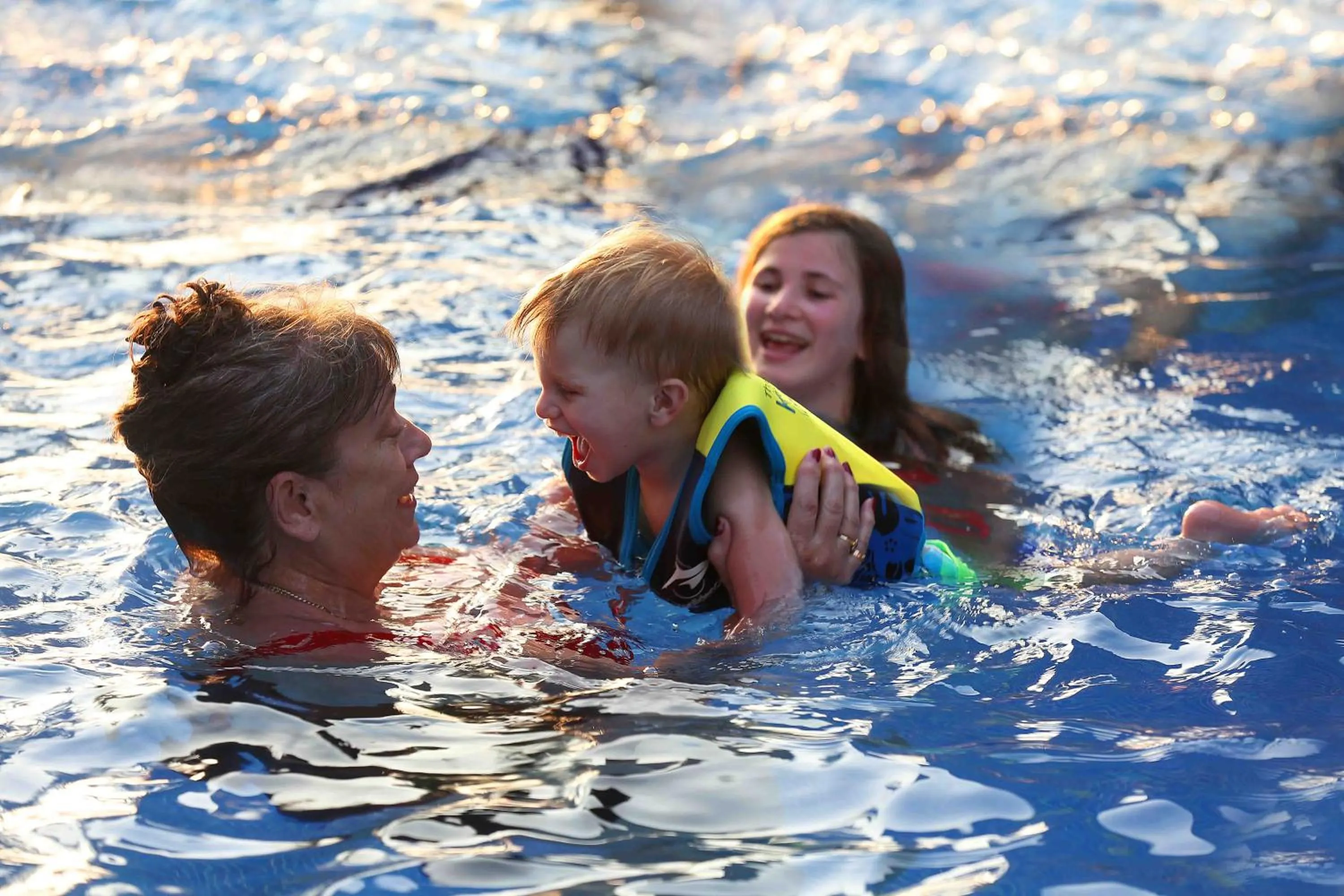 Swimming pool in Uday Suites - The Airport Hotel