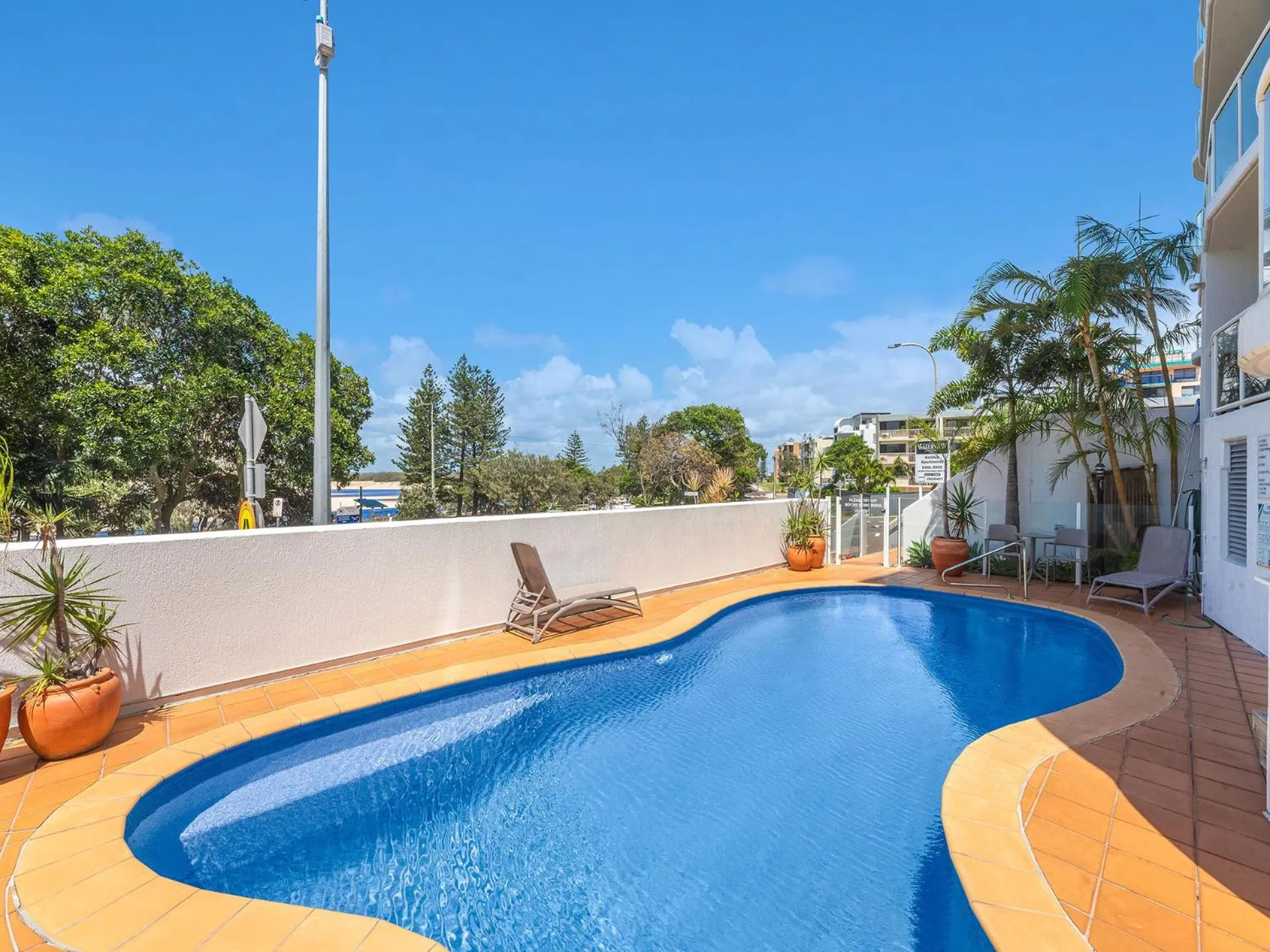 Pool view in Waterview Resort