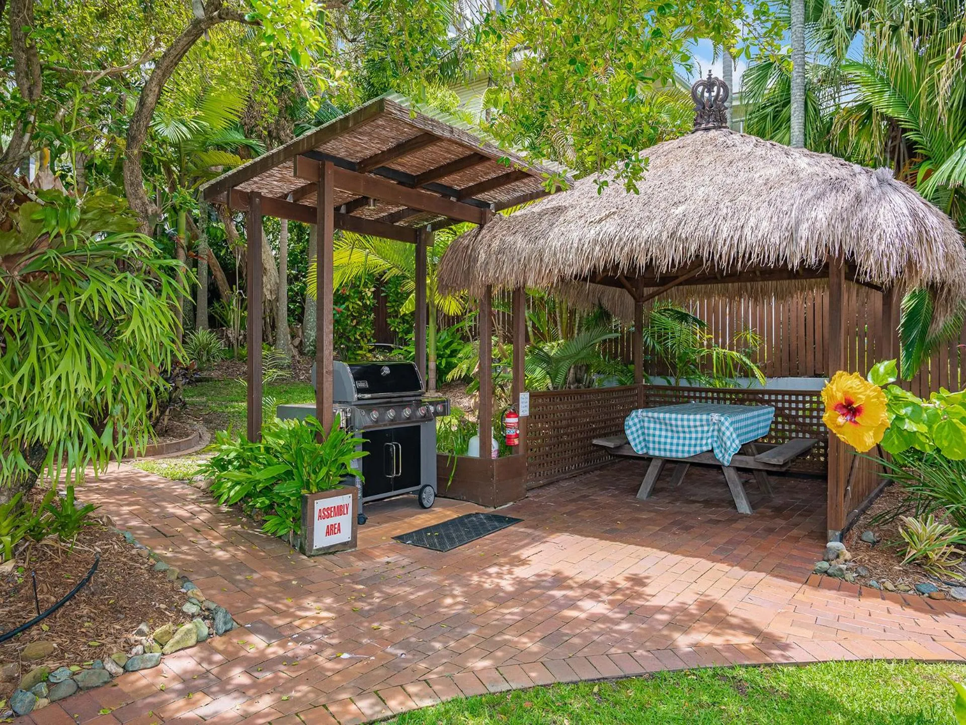 BBQ facilities in Waterview Resort