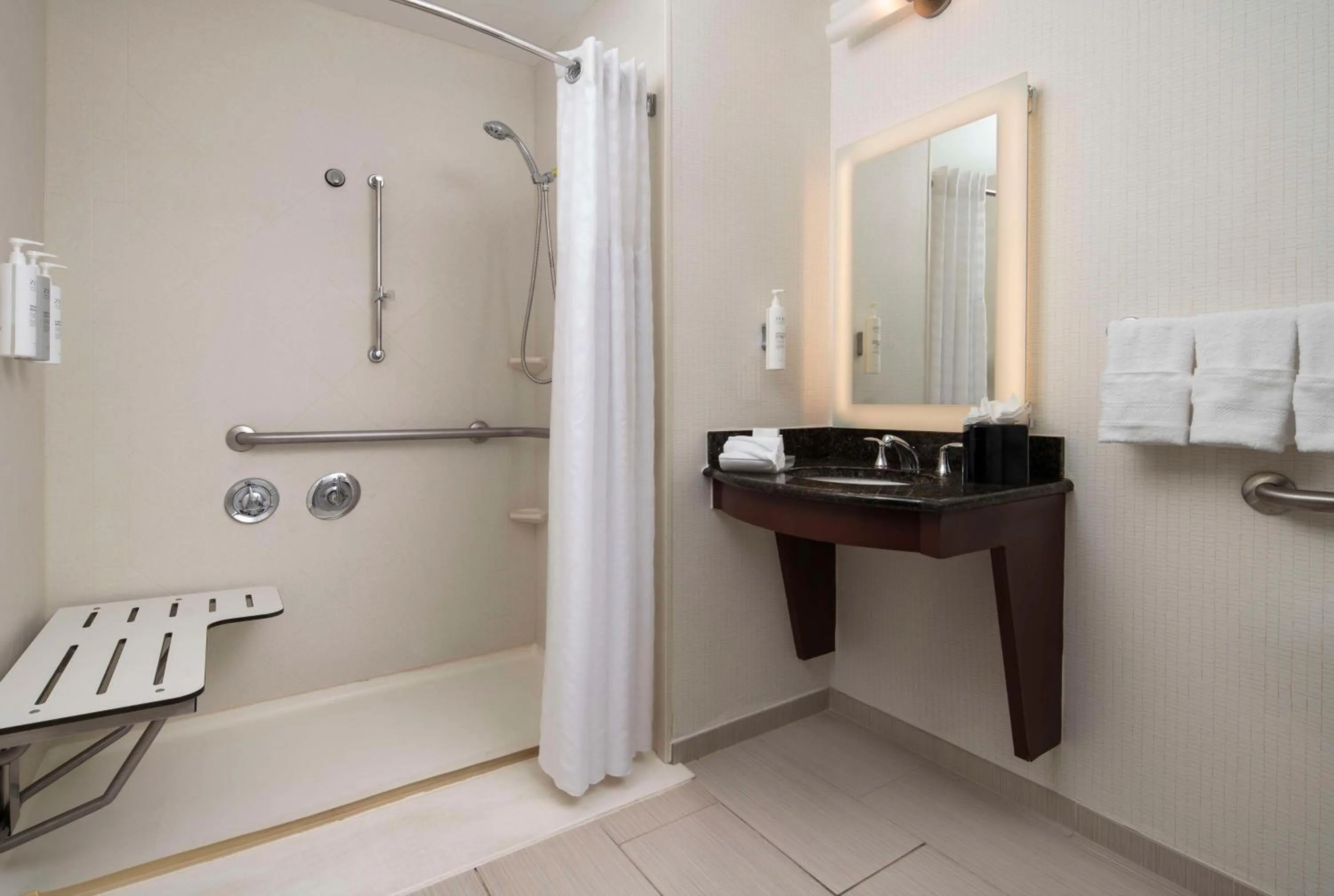Bathroom in Homewood Suites by Hilton Boston Cambridge-Arlington, MA