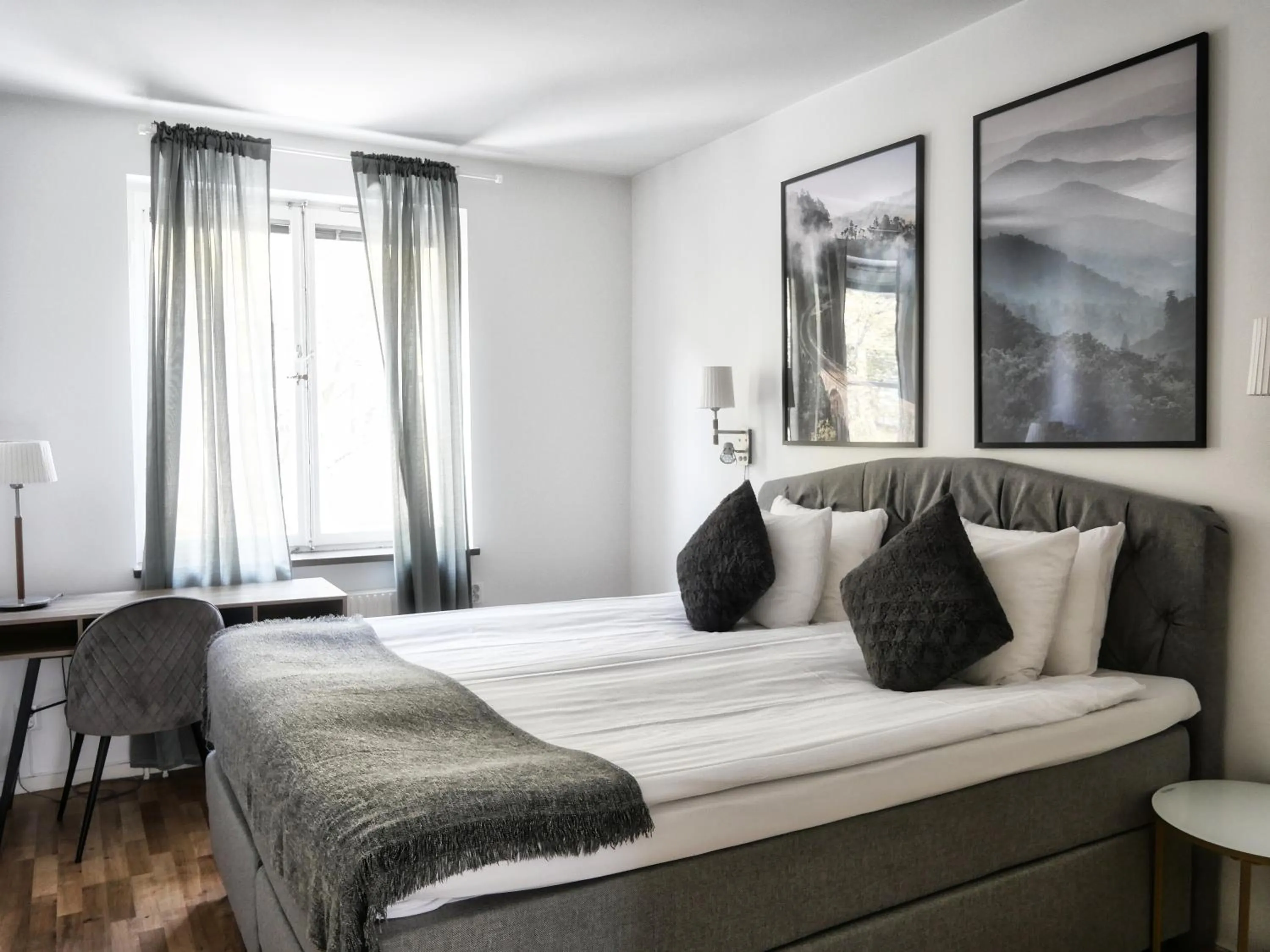 Property building, Bed in Hotell Arkad