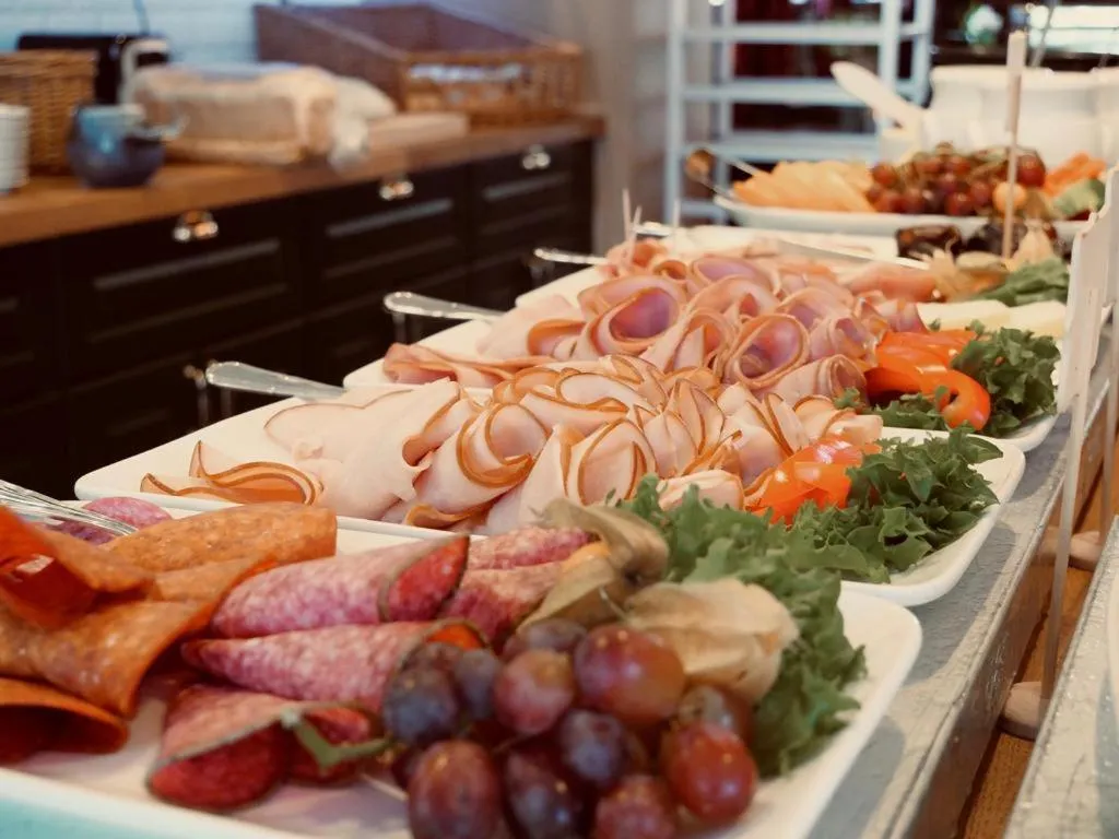 Buffet breakfast in Hotell Arkad