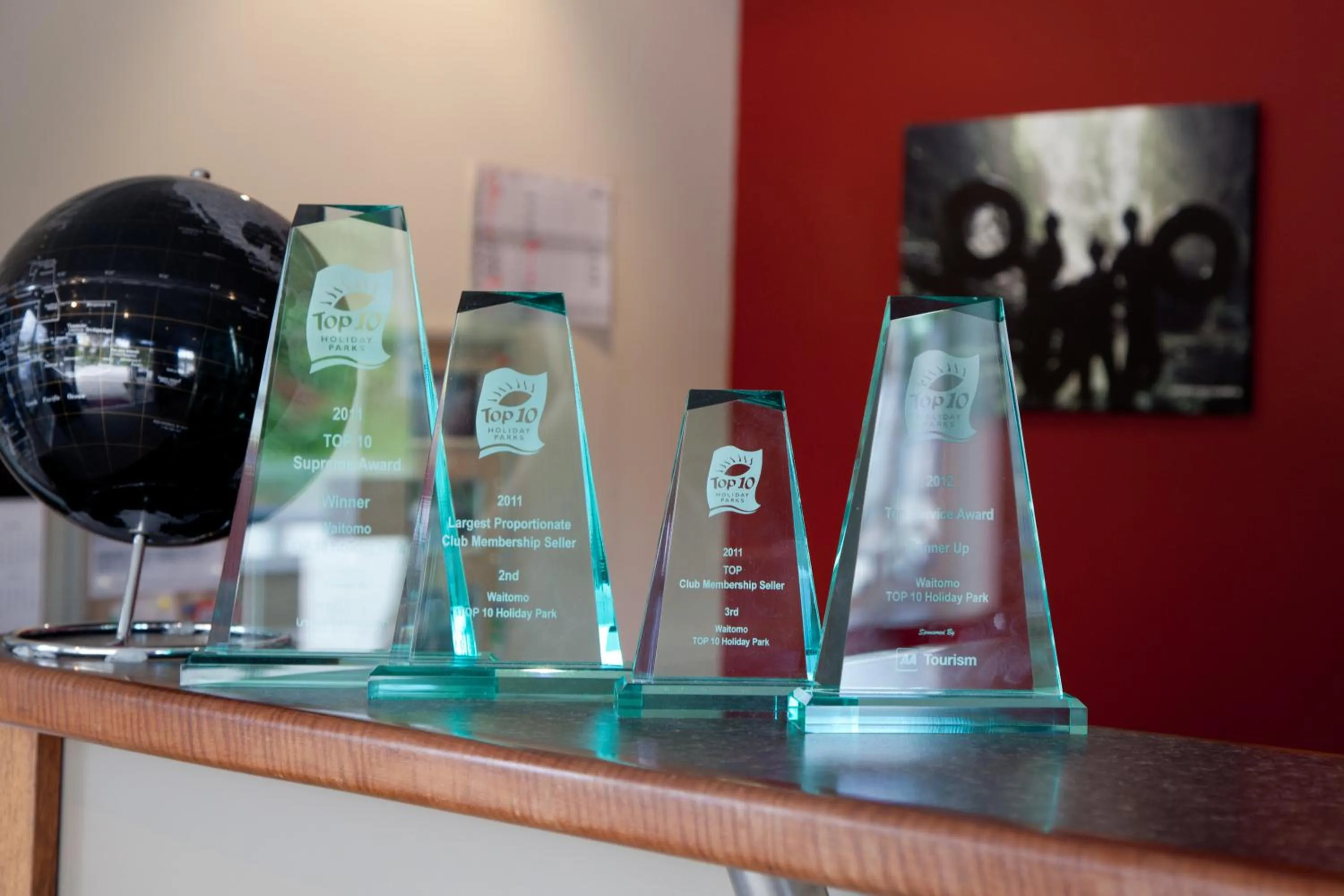 Certificate/Award in Waitomo TOP 10 Holiday Park