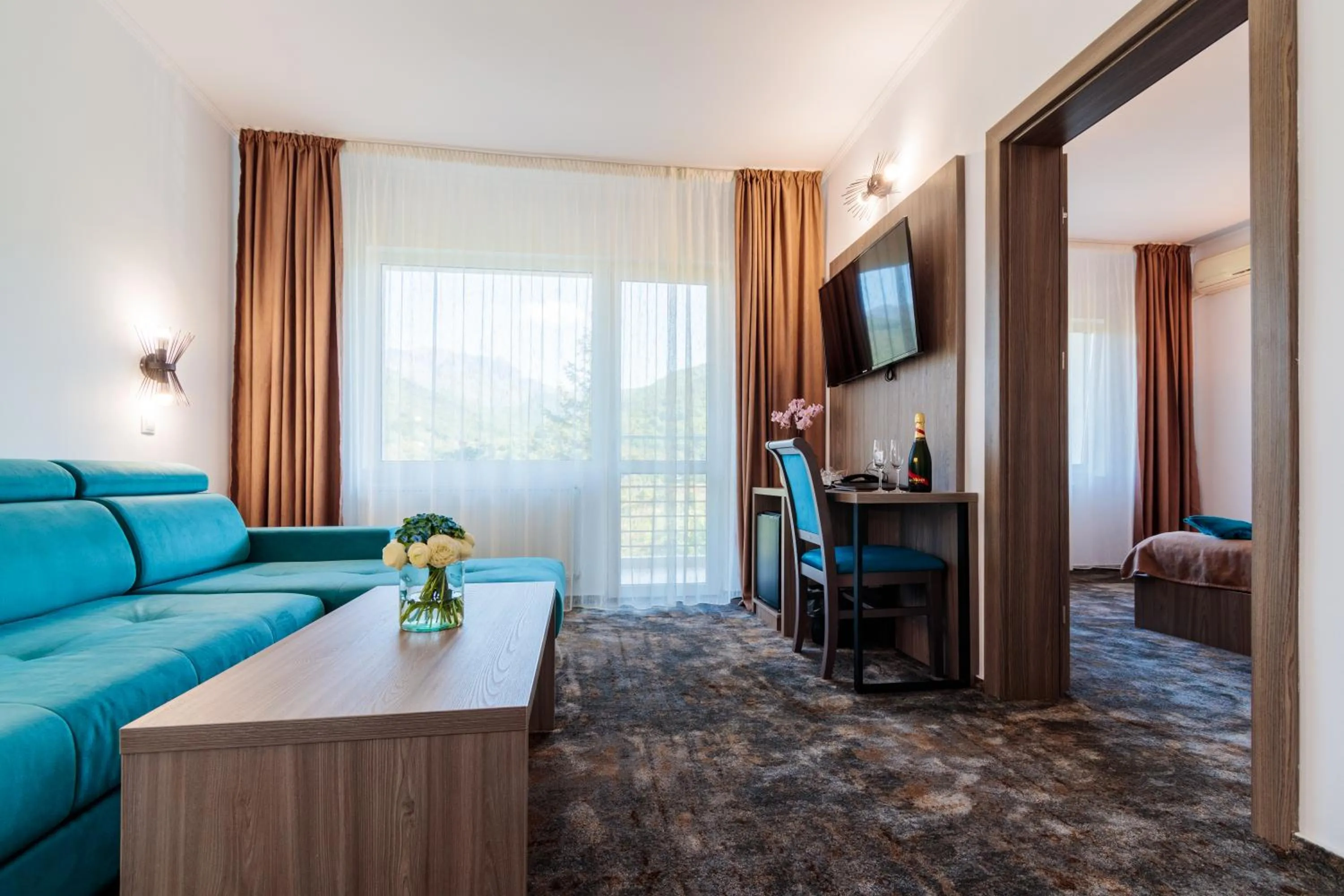 Living room in Hotel Orizont Cozia