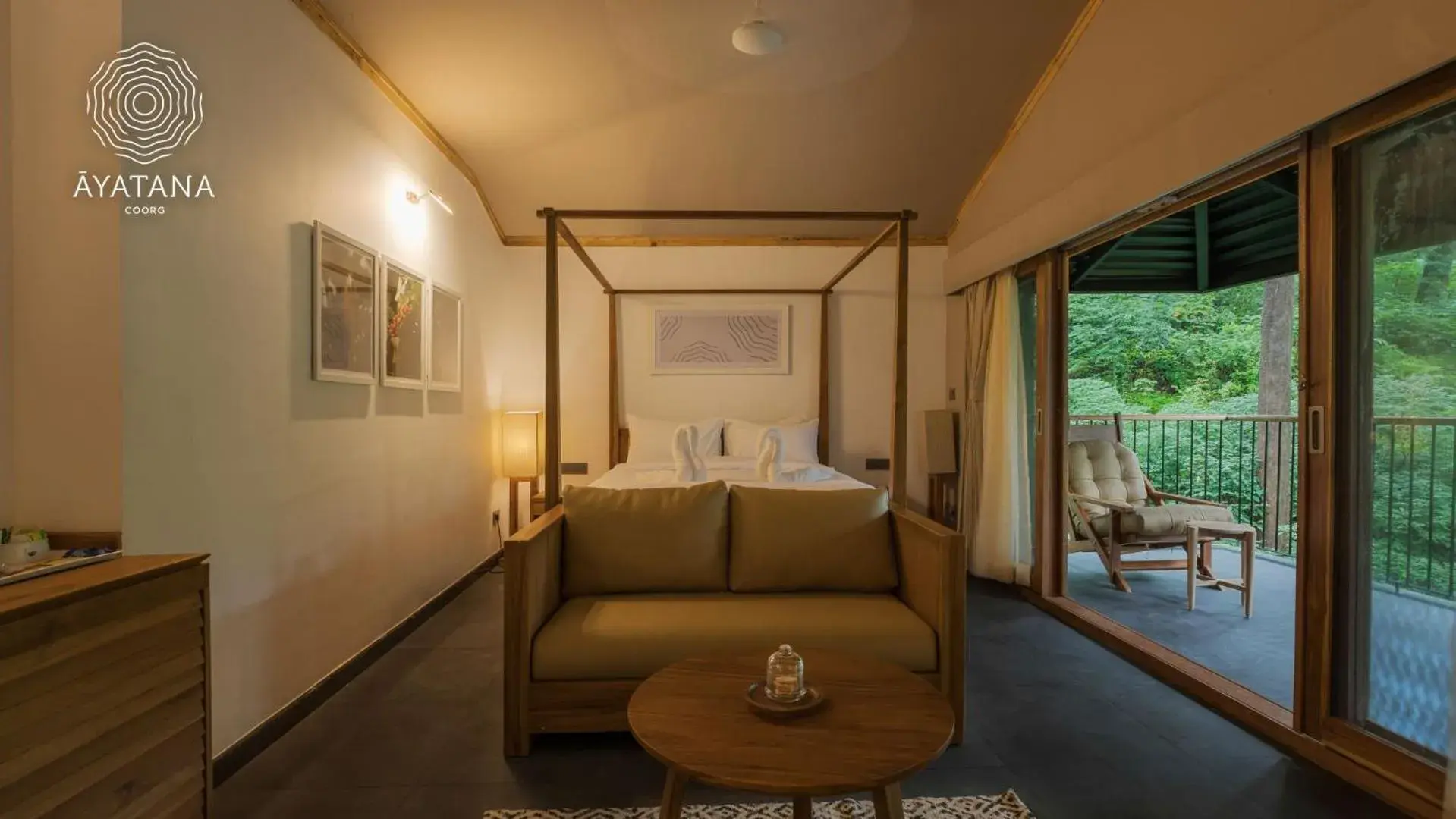 Deluxe Double or Twin Room with Balcony in Ayatana Coorg Deluxe Double or Twin Room with Balcony in Ayatana Coorg