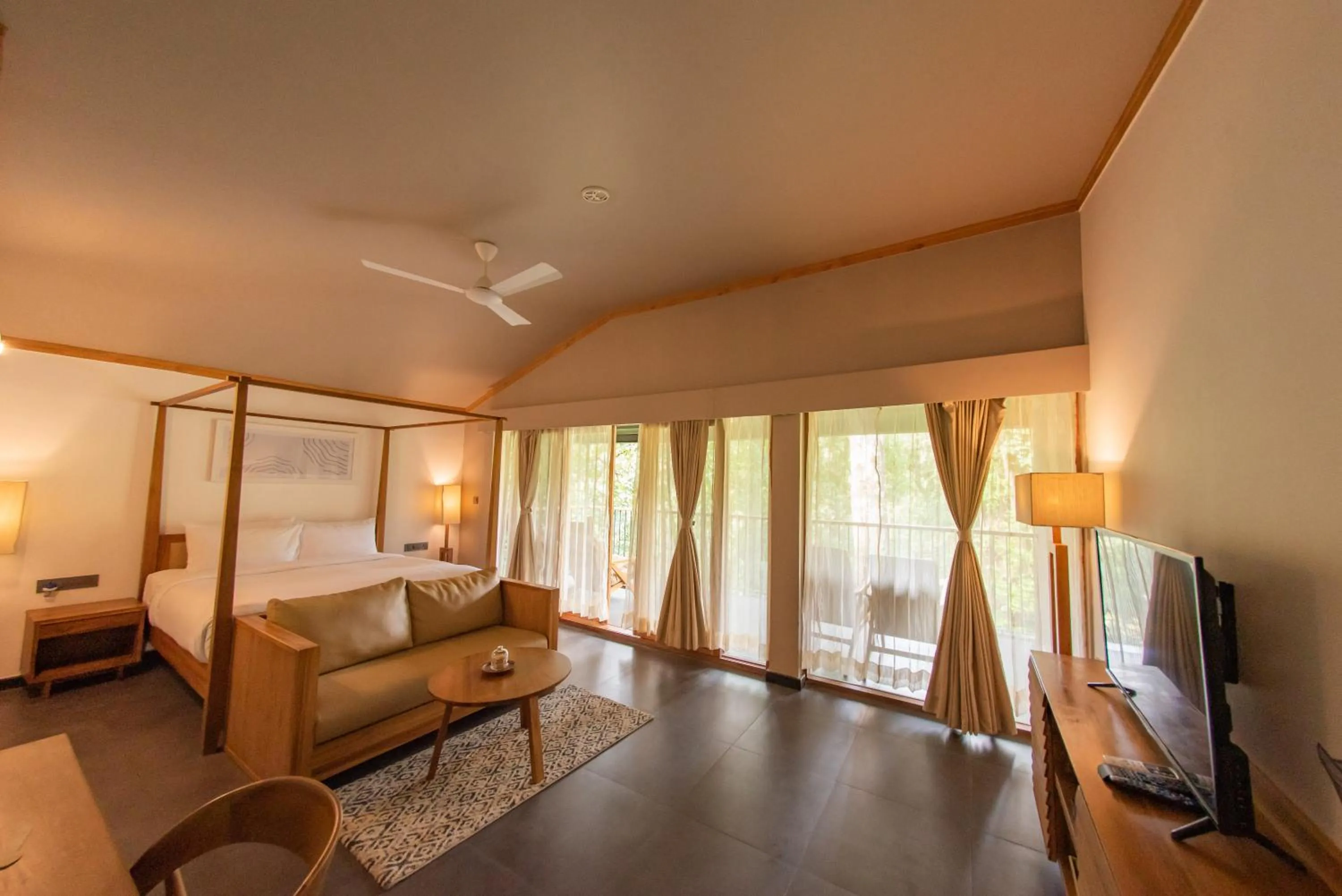 Bed in Ayatana Coorg