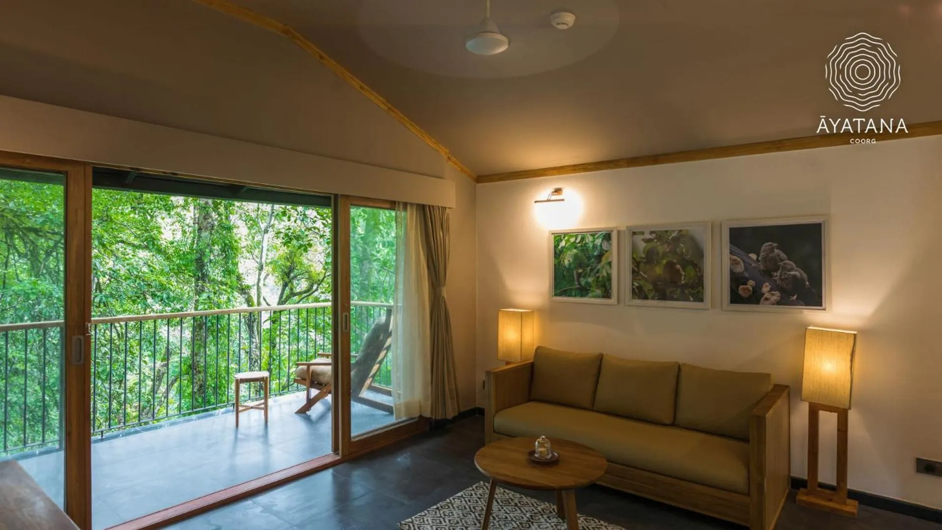 Living room in Ayatana Coorg