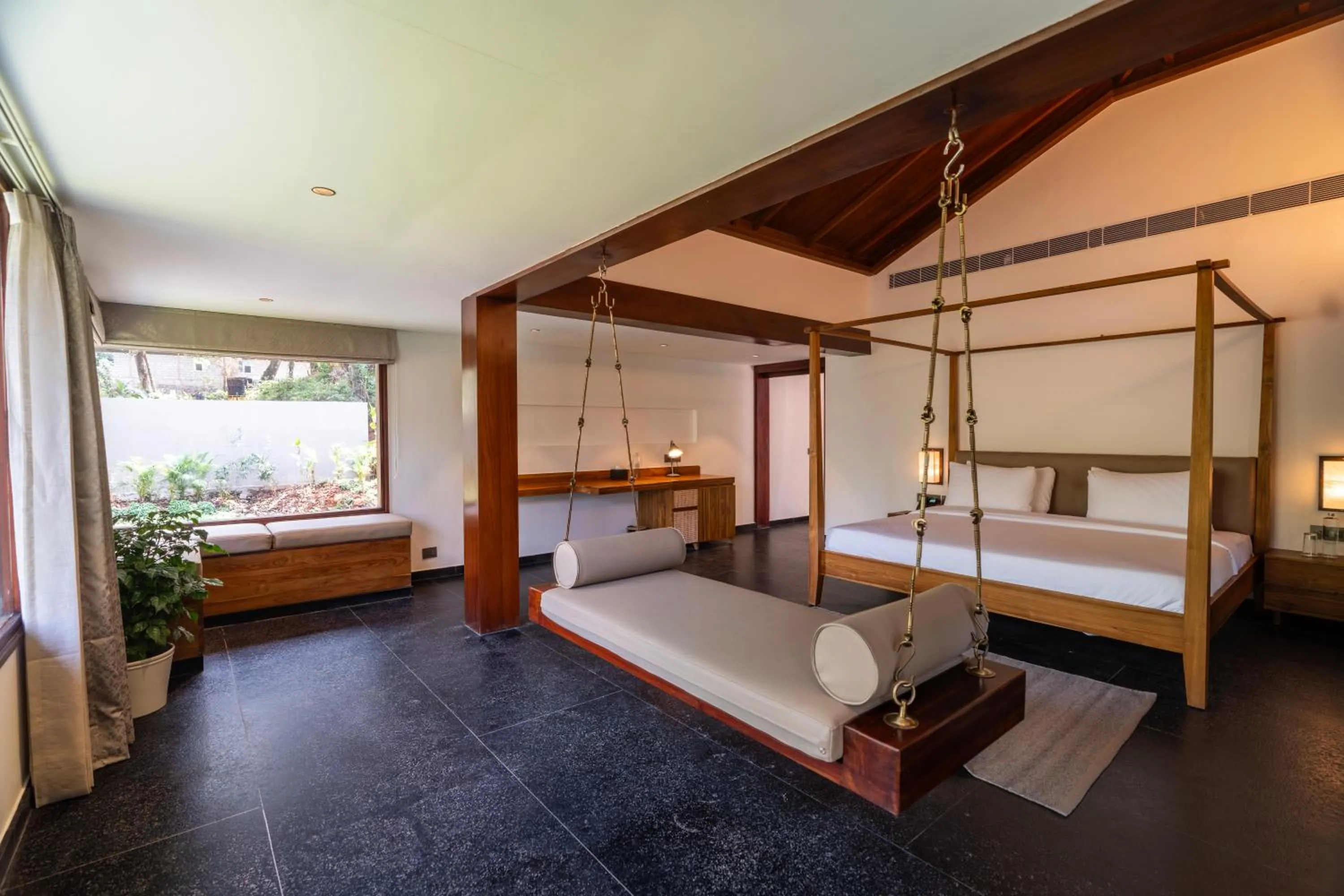 Photo of the whole room, Bed in Ayatana Coorg