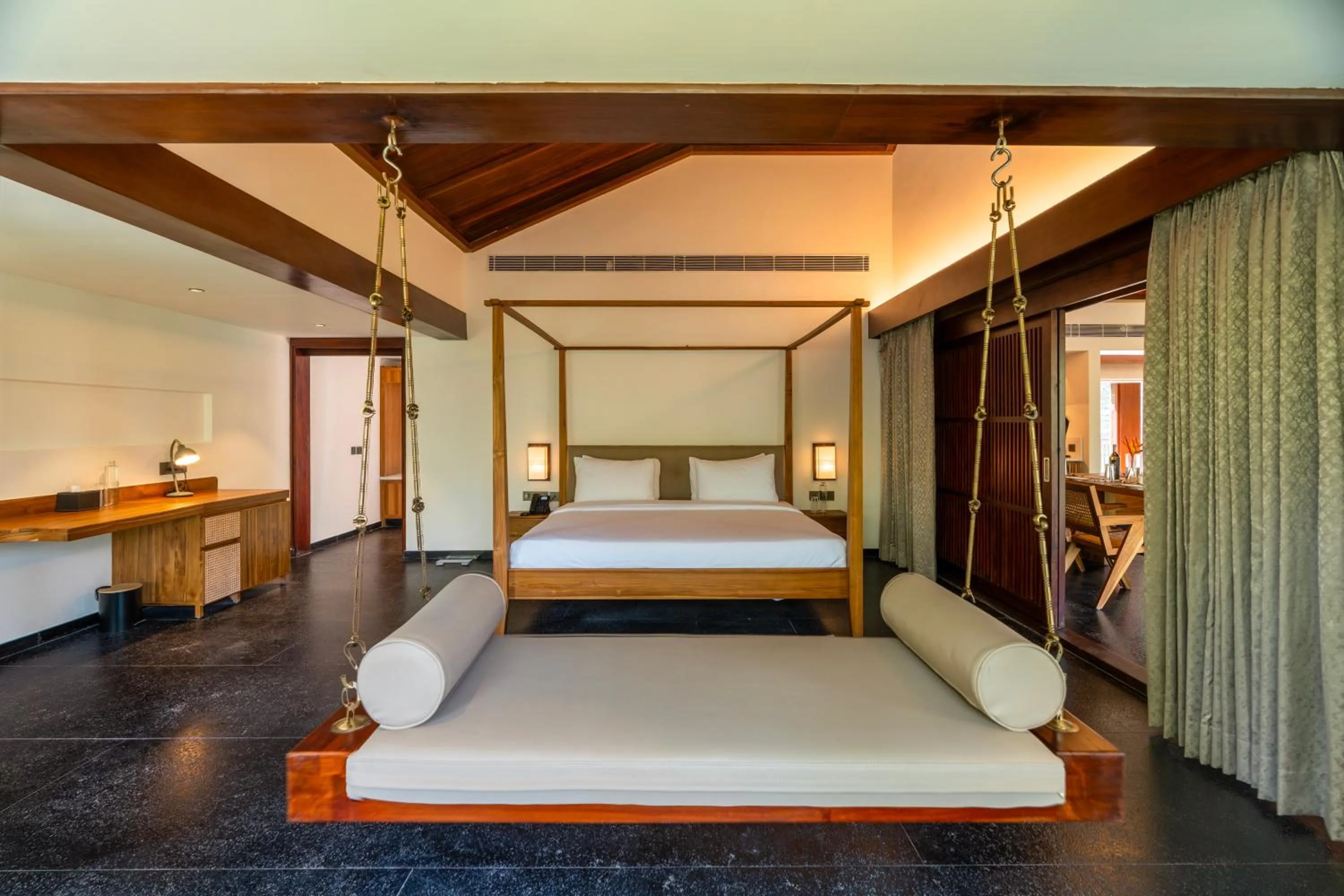 Bed in Ayatana Coorg