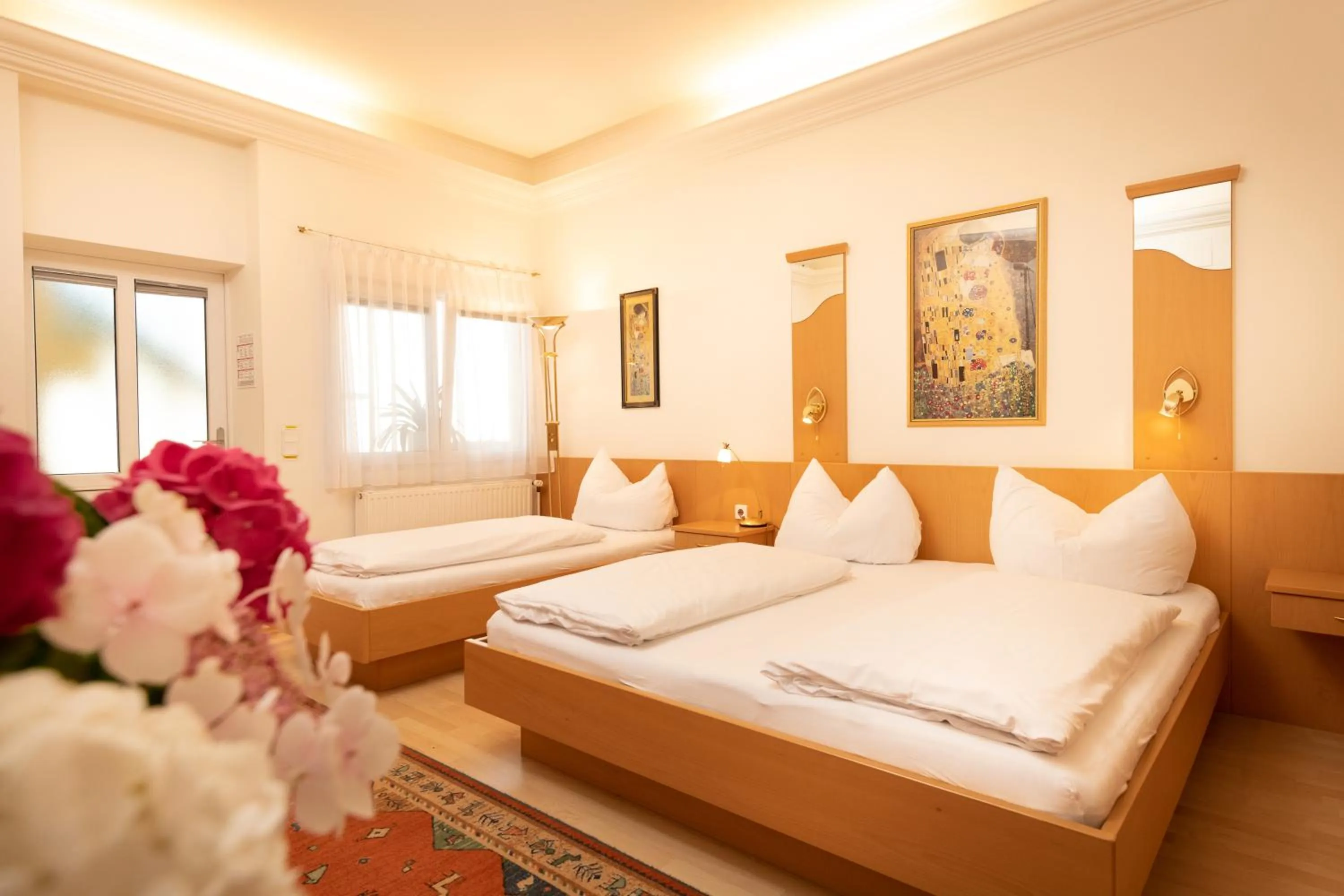 Photo of the whole room, Bed in Hotel Liebetegger-Klagenfurt