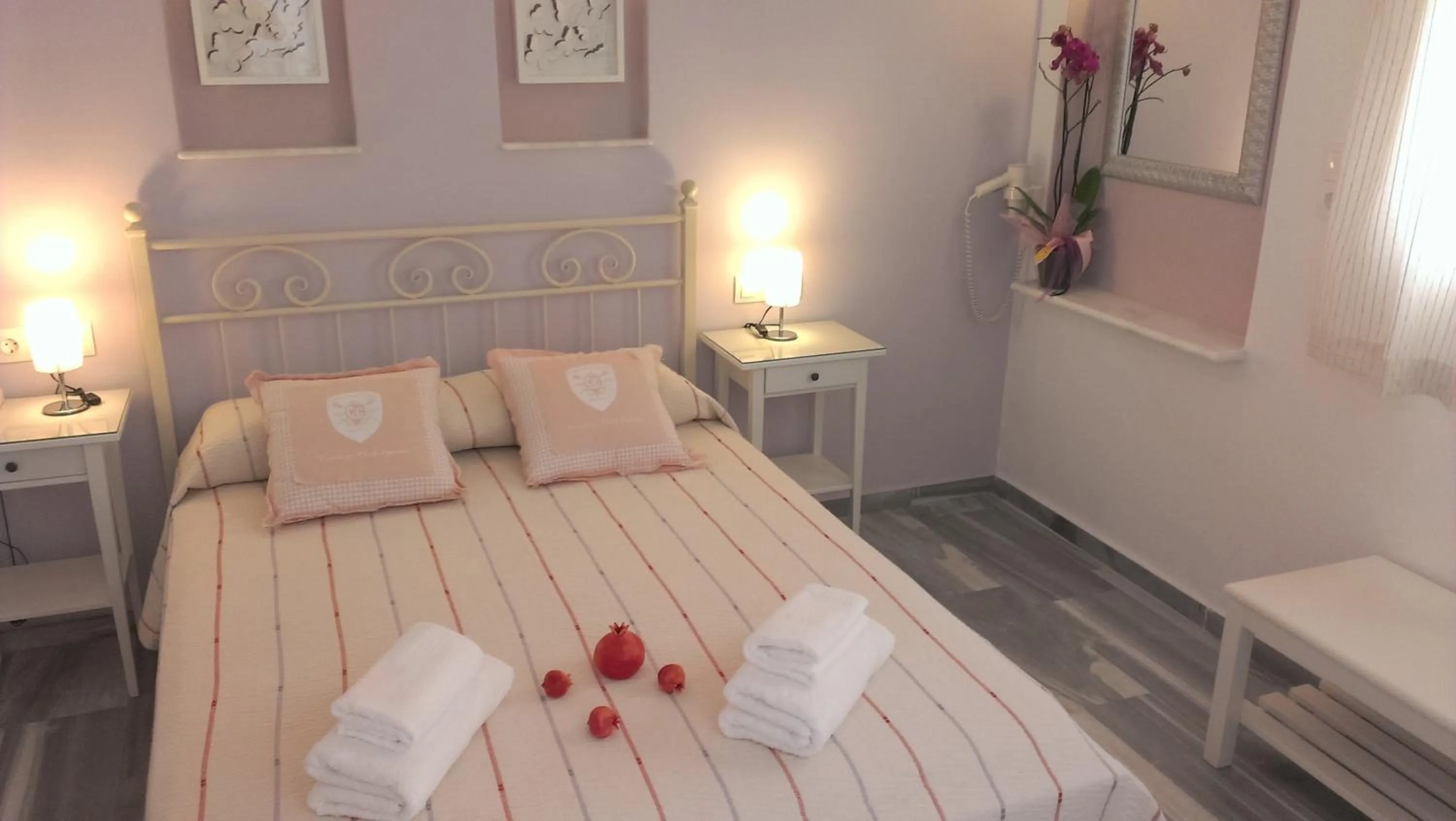 Bedroom, Bed in Hotel Cyclades