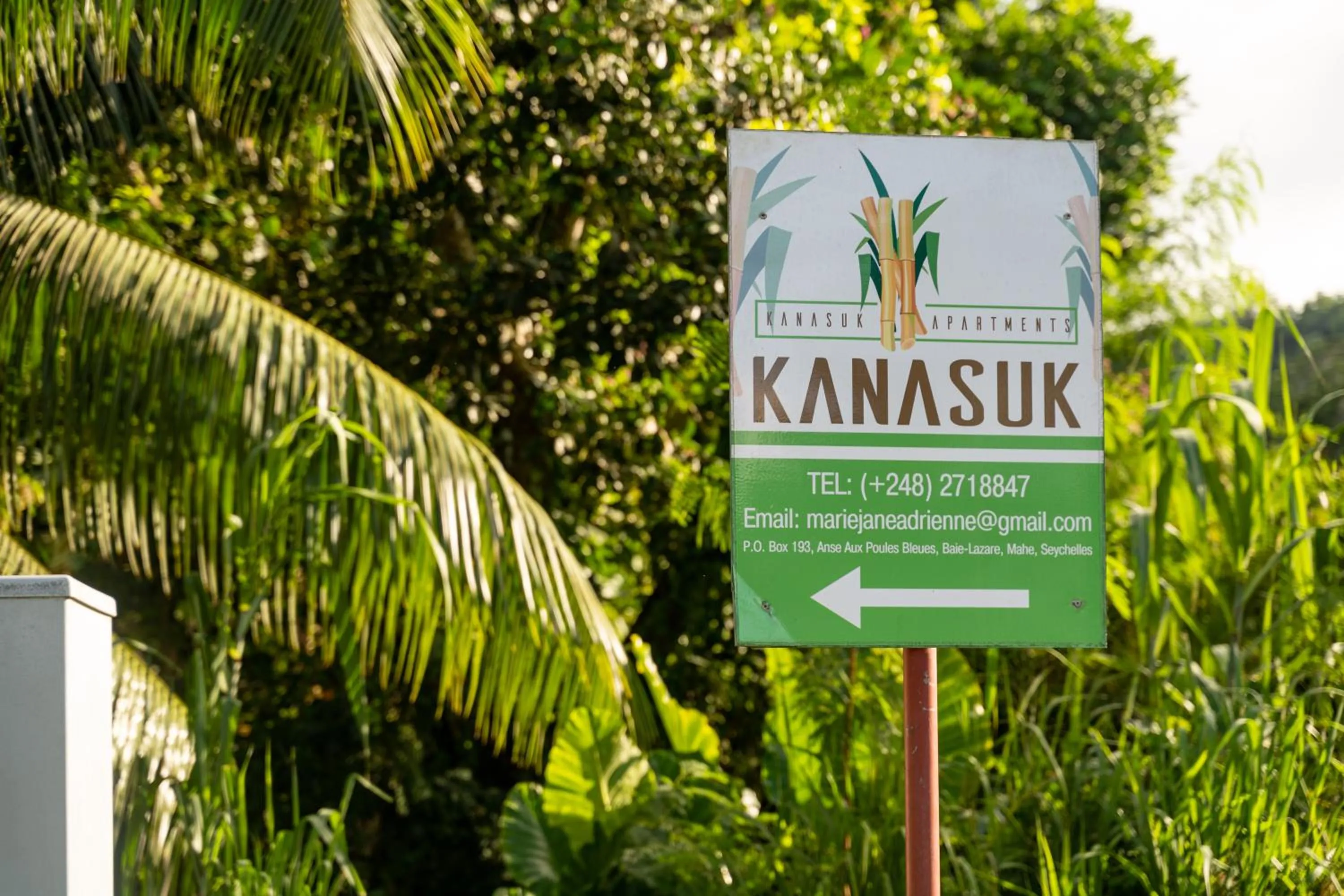 Logo/Certificate/Sign in Kanasuk Self catering Apartments