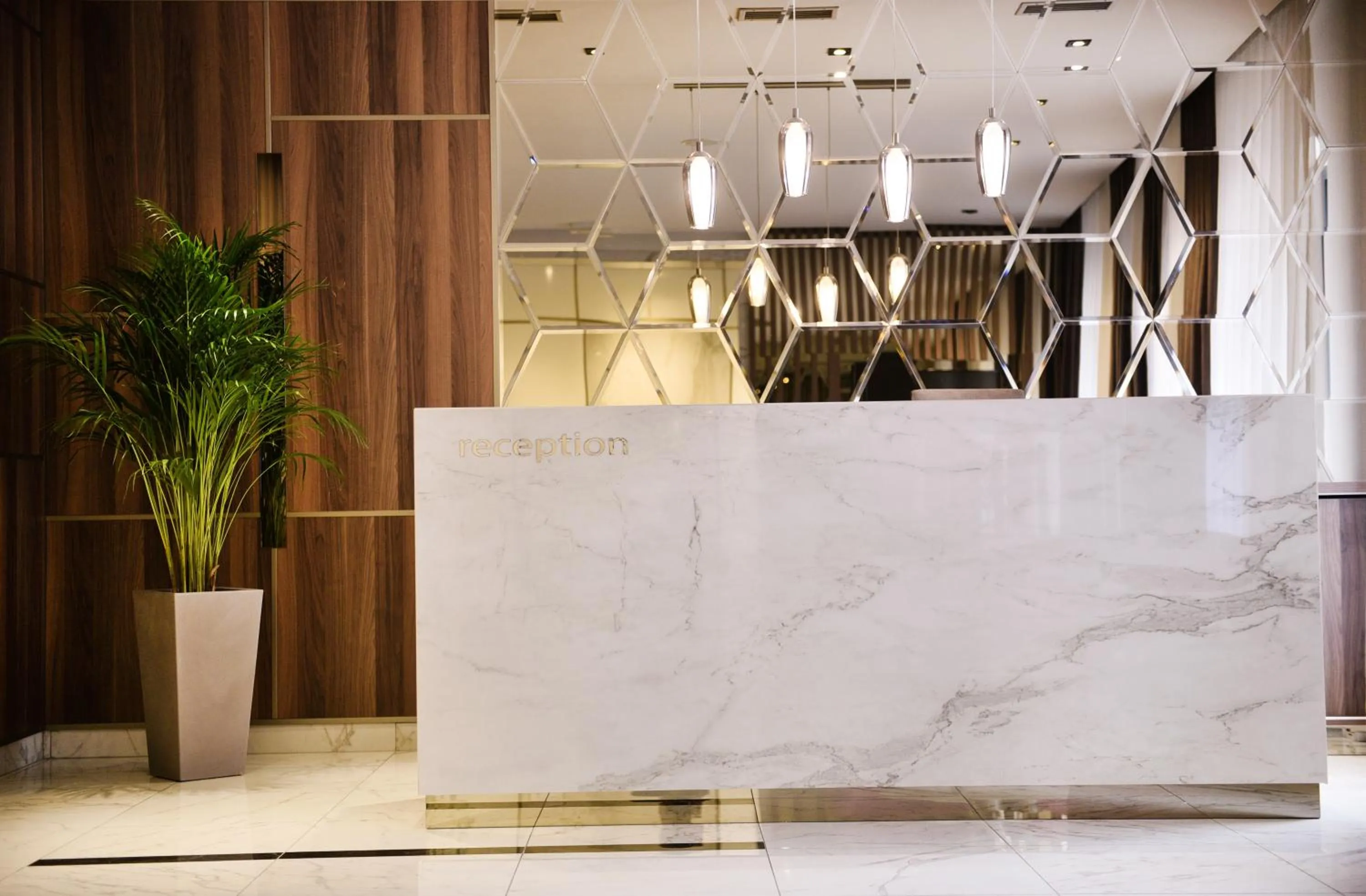 Lobby or reception in Hotel Ideja