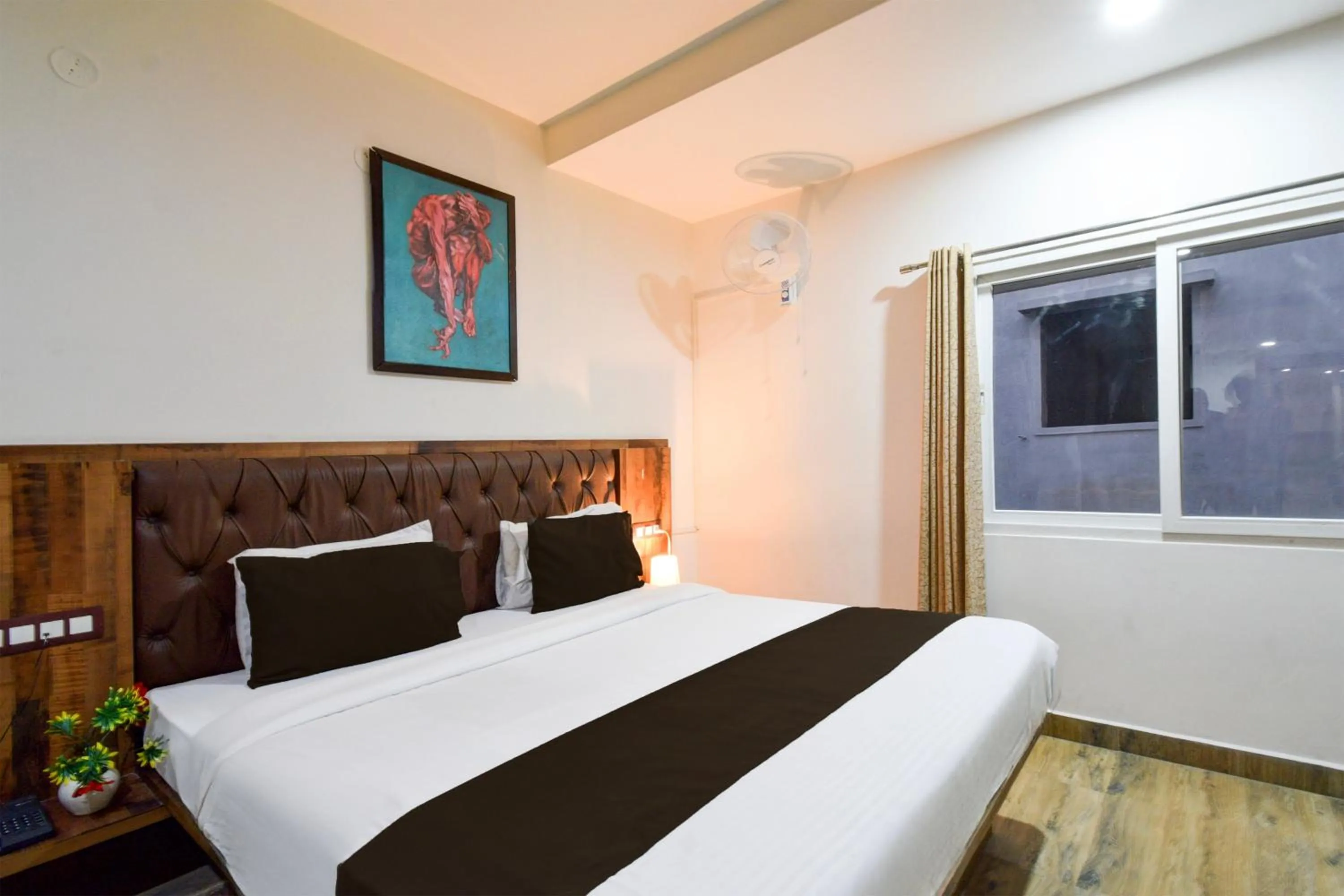 Bedroom, Bed in Super Townhouse Vanasthalipuram Formerly Hotel Surabhi