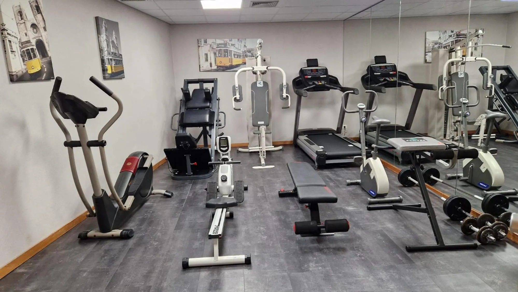 Fitness centre/facilities in Hotel 3K Madrid