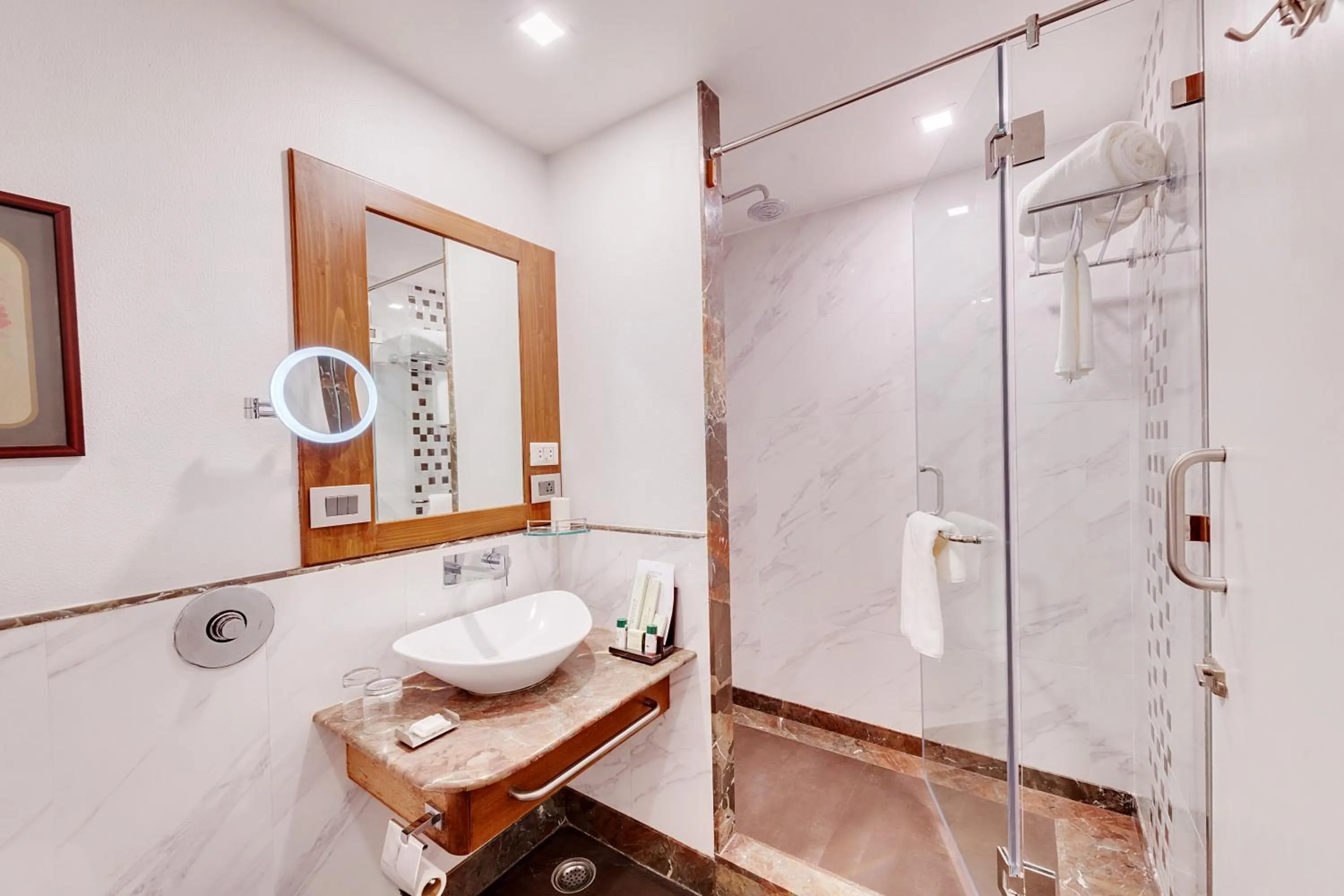 Bathroom in E-Square The Fern Pune, Series by Marriott