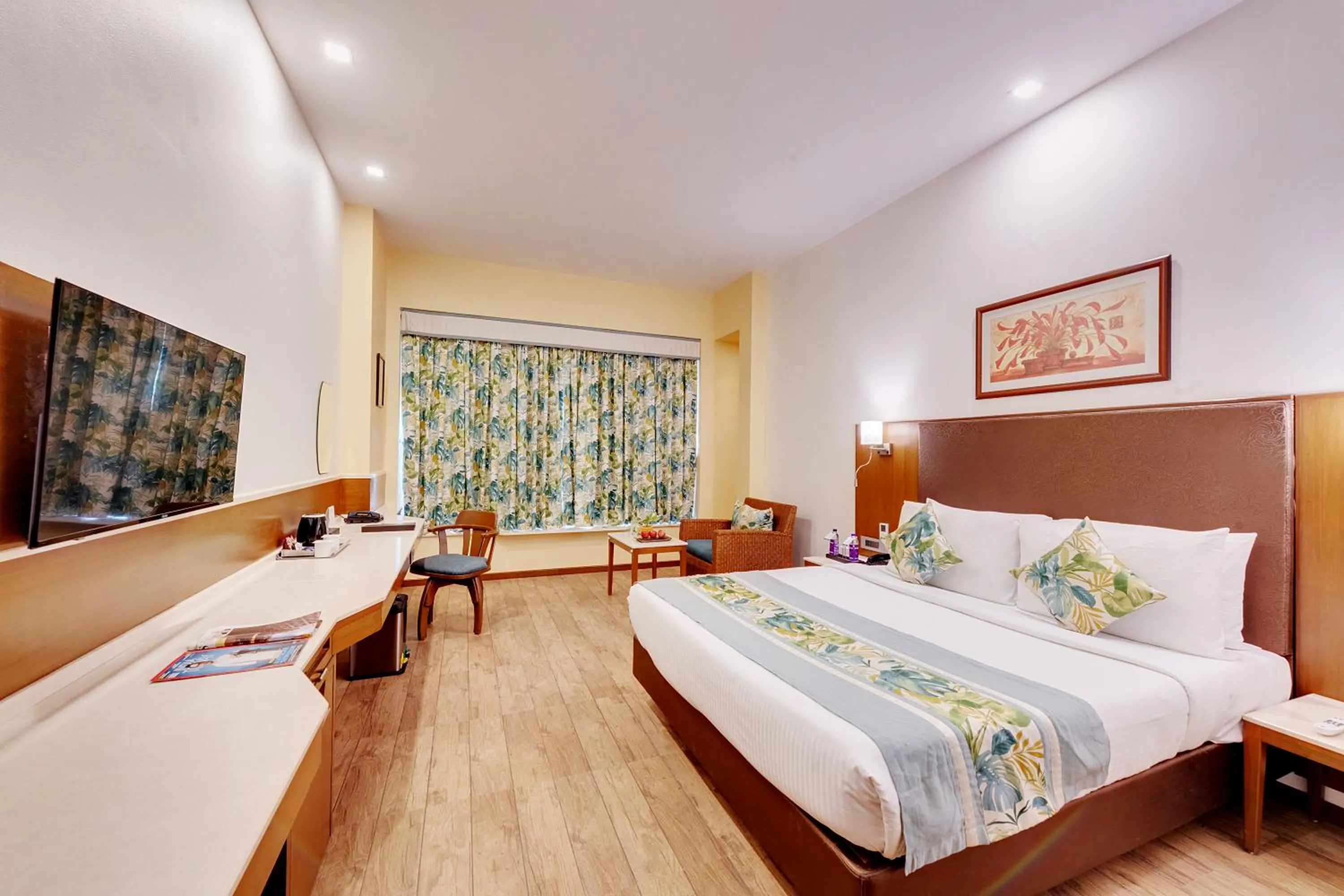 Bedroom, Bed in E-Square The Fern Pune, Series by Marriott