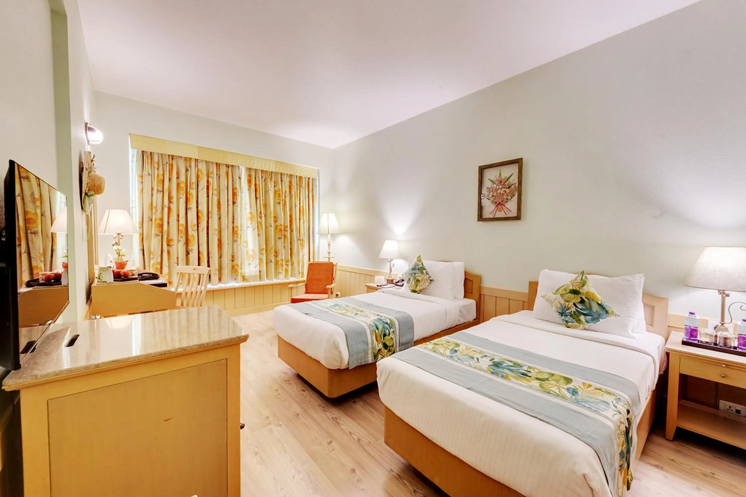 Bedroom, Bed in E-Square The Fern Pune, Series by Marriott