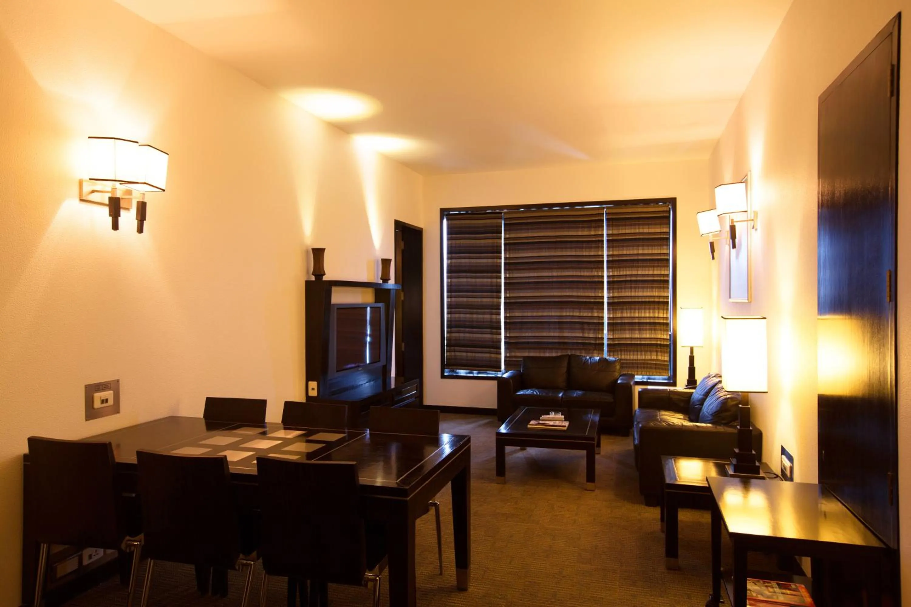 Dining area in E-Square The Fern Pune, Series by Marriott