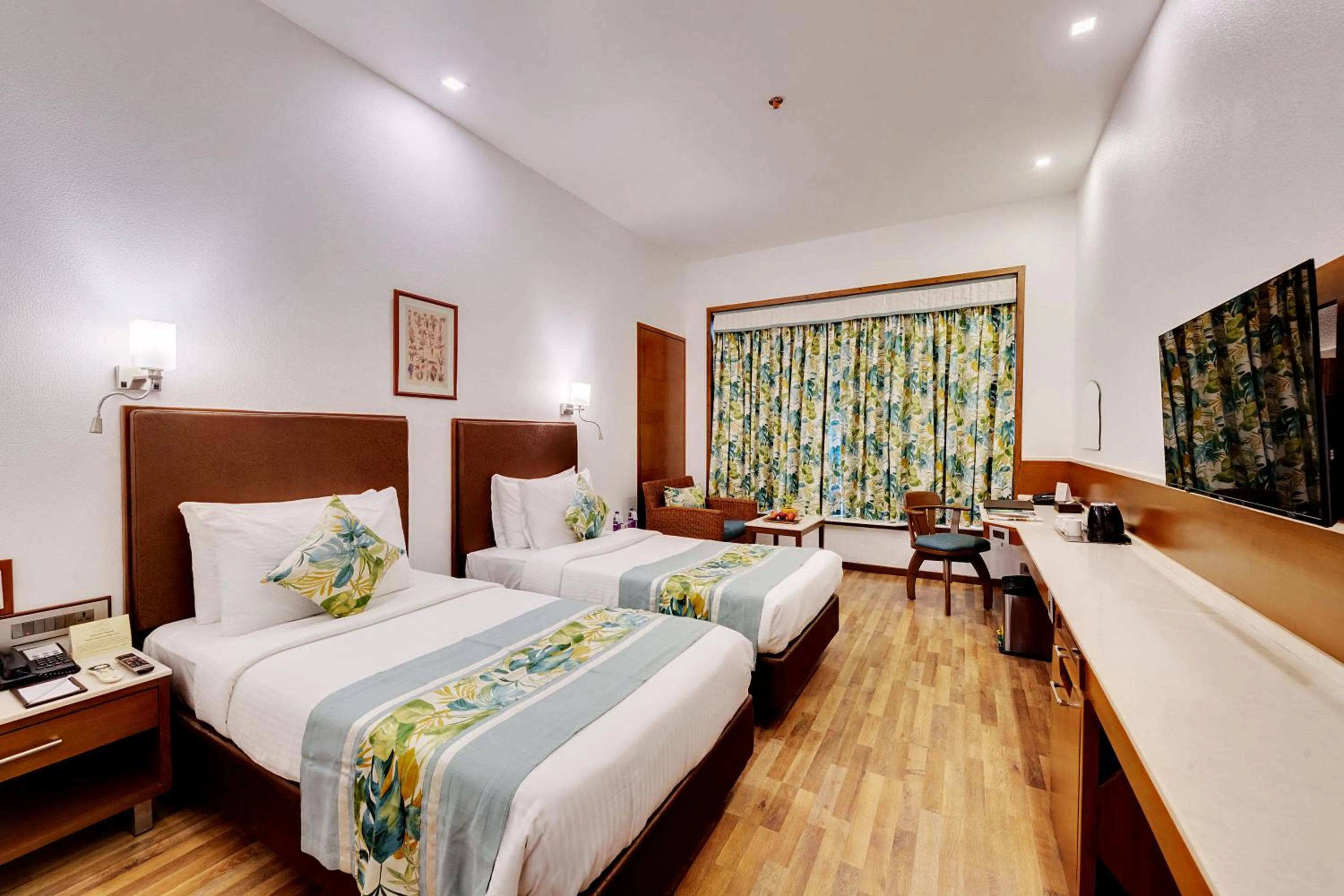 Bedroom, Bed in E-Square The Fern Pune, Series by Marriott