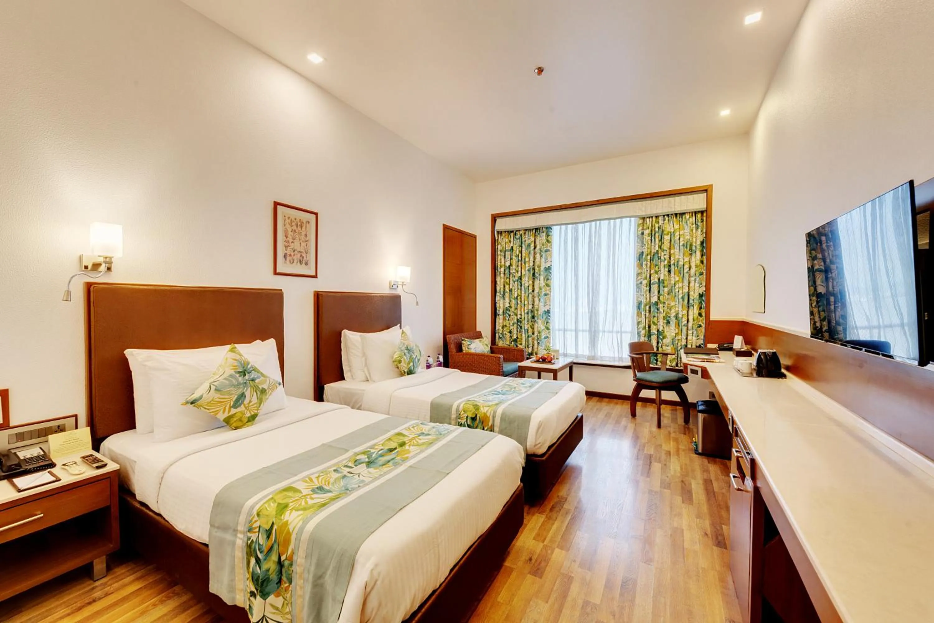 Bedroom, Bed in E-Square The Fern Pune, Series by Marriott