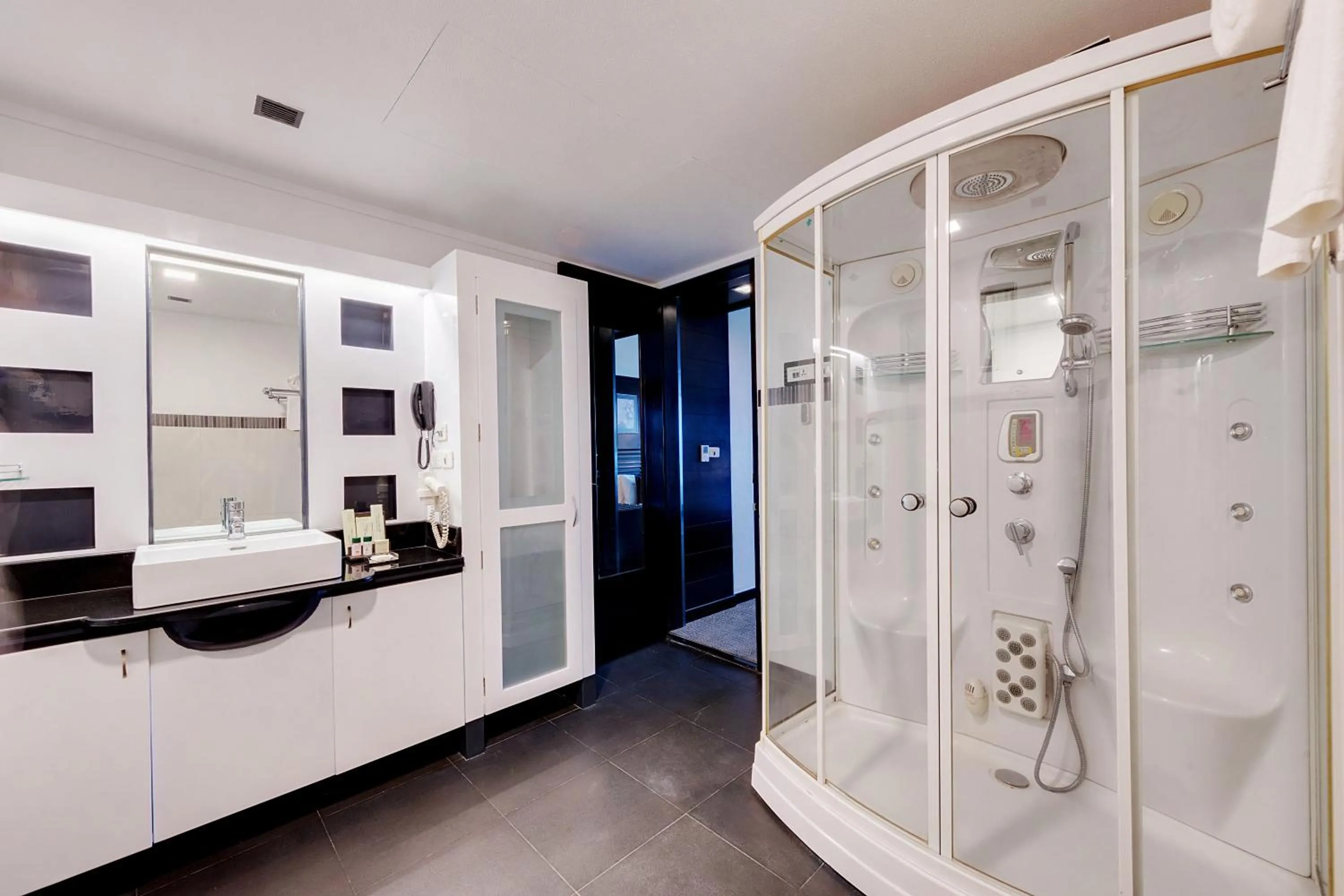 Bathroom in E-Square The Fern Pune, Series by Marriott