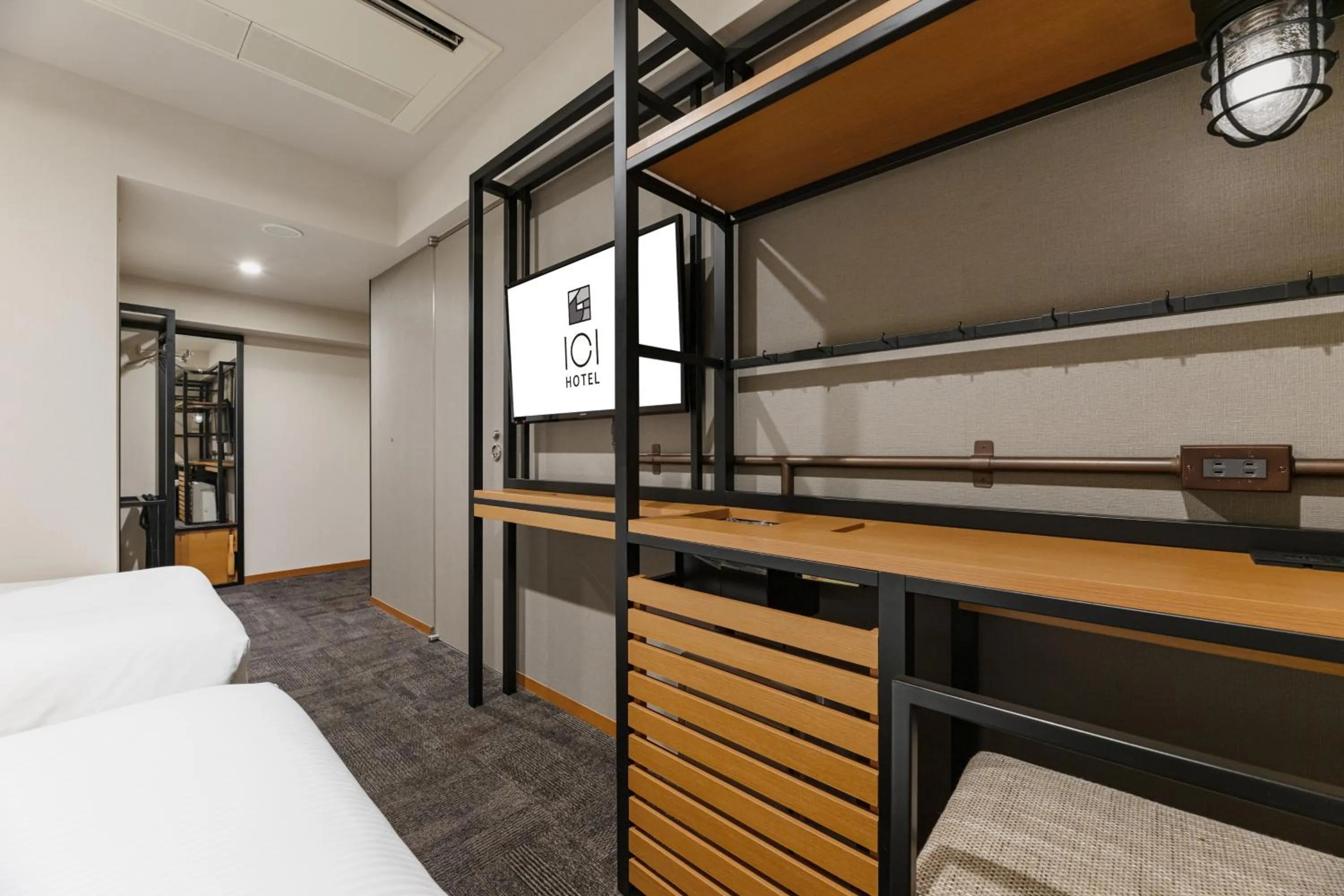 Bed in ICI HOTEL Asakusabashi