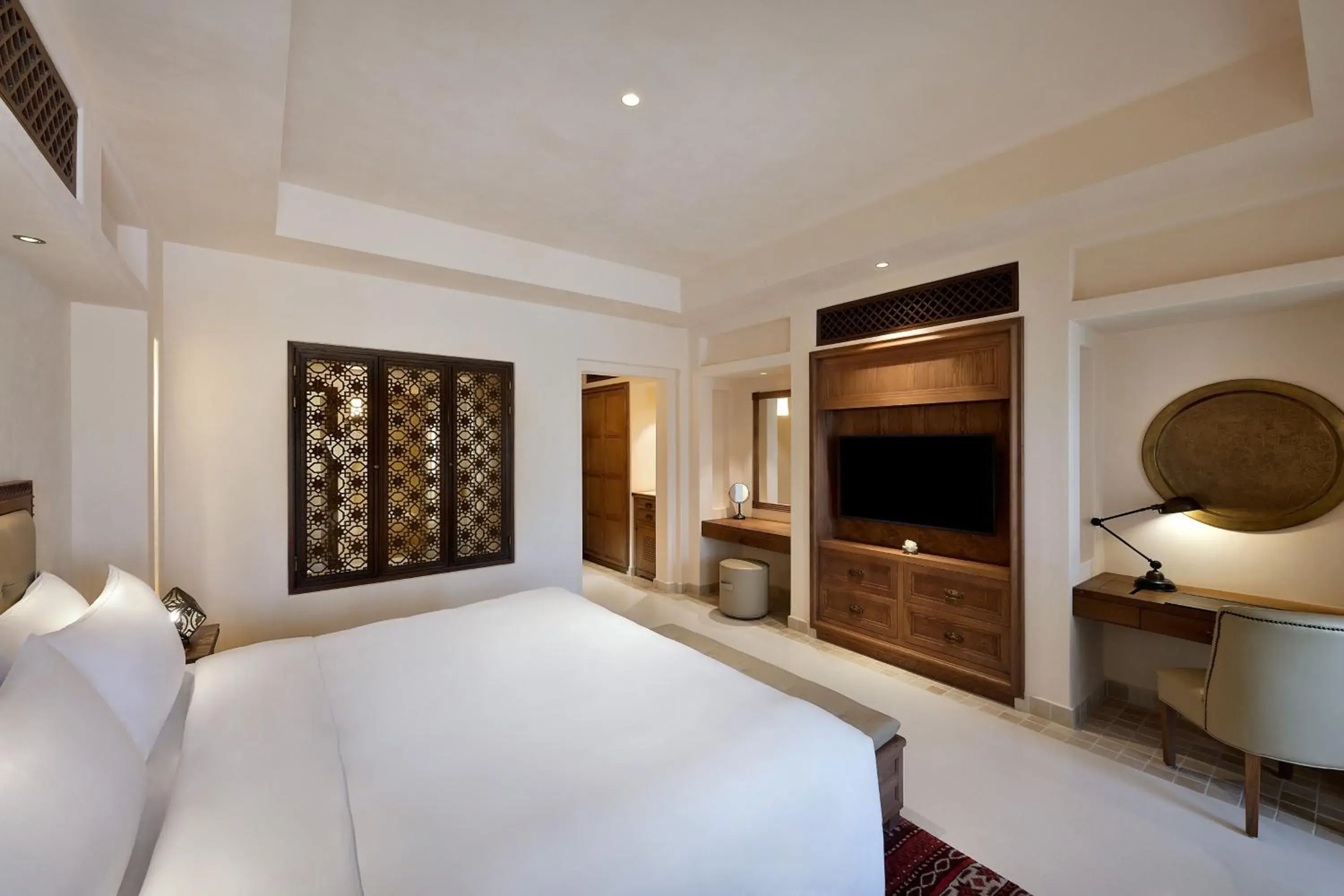 Deluxe, Guest room, 1 King, Resort view, Balcony in Al Wathba, a Luxury Collection Desert Resort & Spa, Abu Dhabi Deluxe, Guest room, 1 King, Resort view, Balcony in Al Wathba, a Luxury Collection Desert Resort & Spa, Abu Dhabi