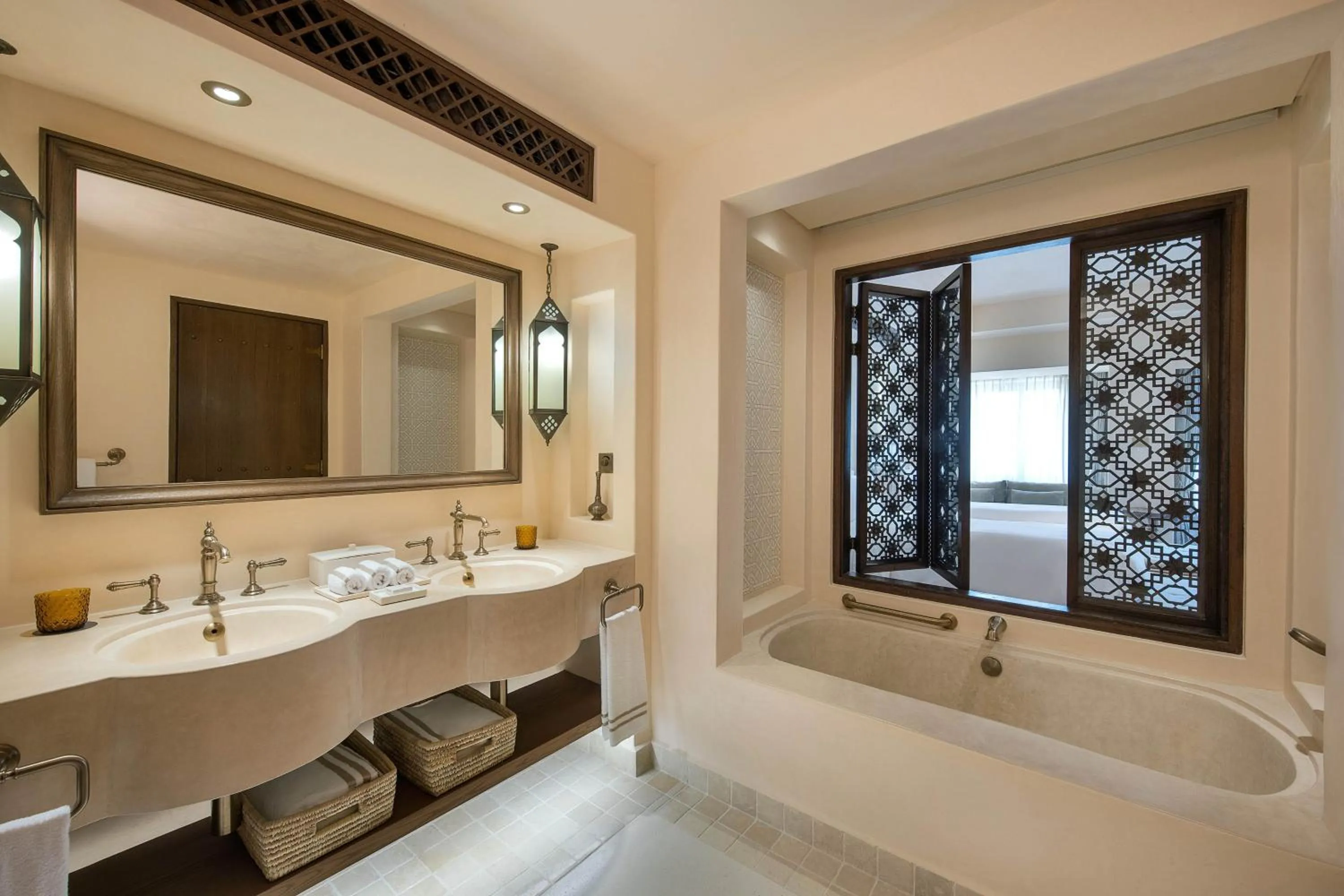 Bathroom in Al Wathba, a Luxury Collection Desert Resort & Spa, Abu Dhabi
