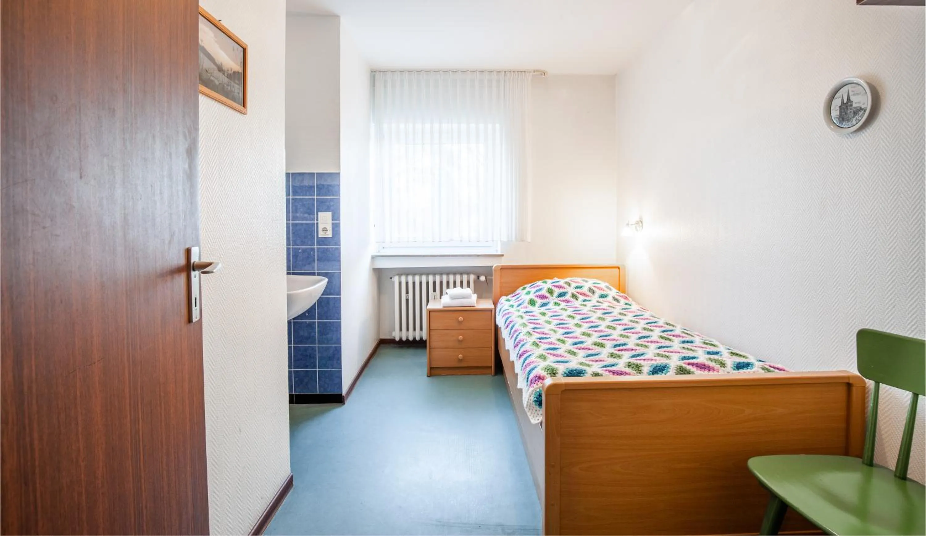 Bed in Hotel Schwung